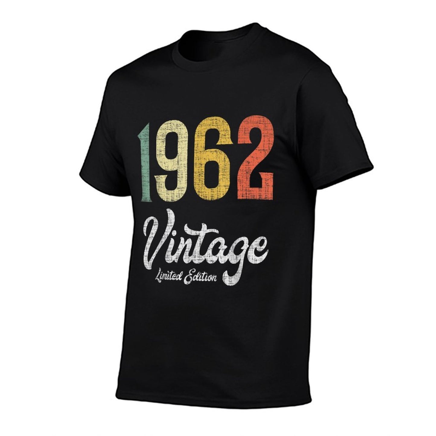 Vintage 1962 Limited Edition 60th Birthday Summer-ready Fabric T-Shirt