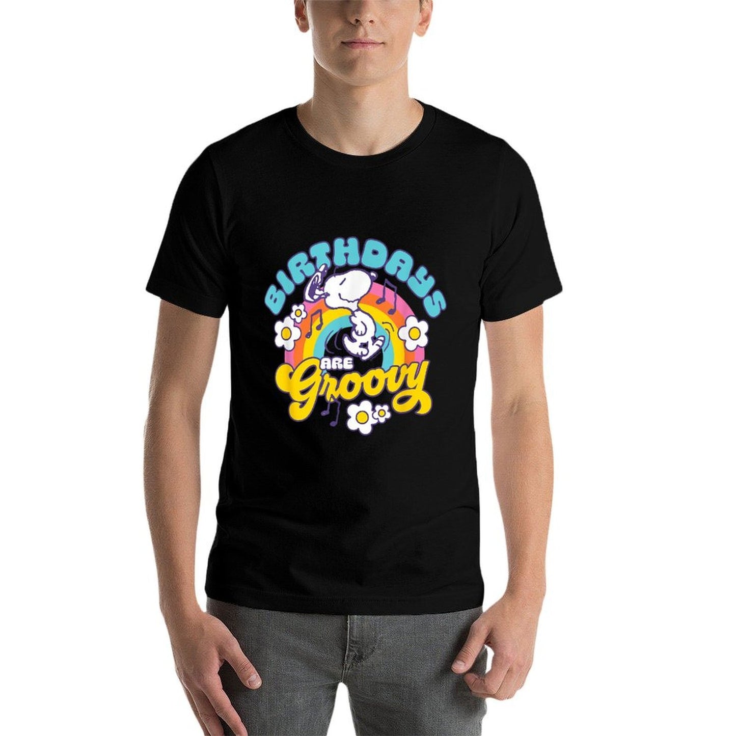 Peanuts - Birthdays Are Groovy Soft T-Shirt