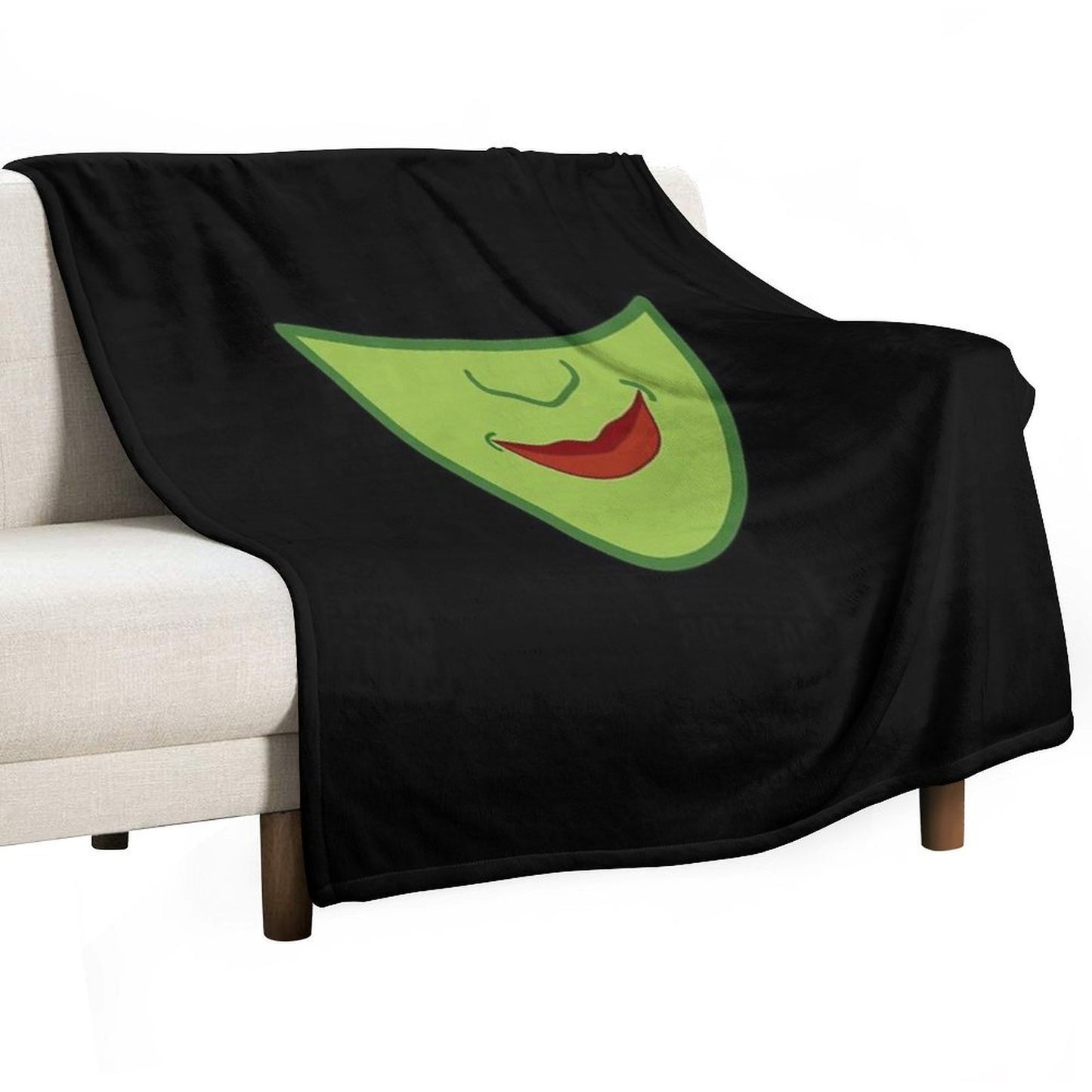 Elphaba From Wicked The Musical Sustainable Throw Blanket