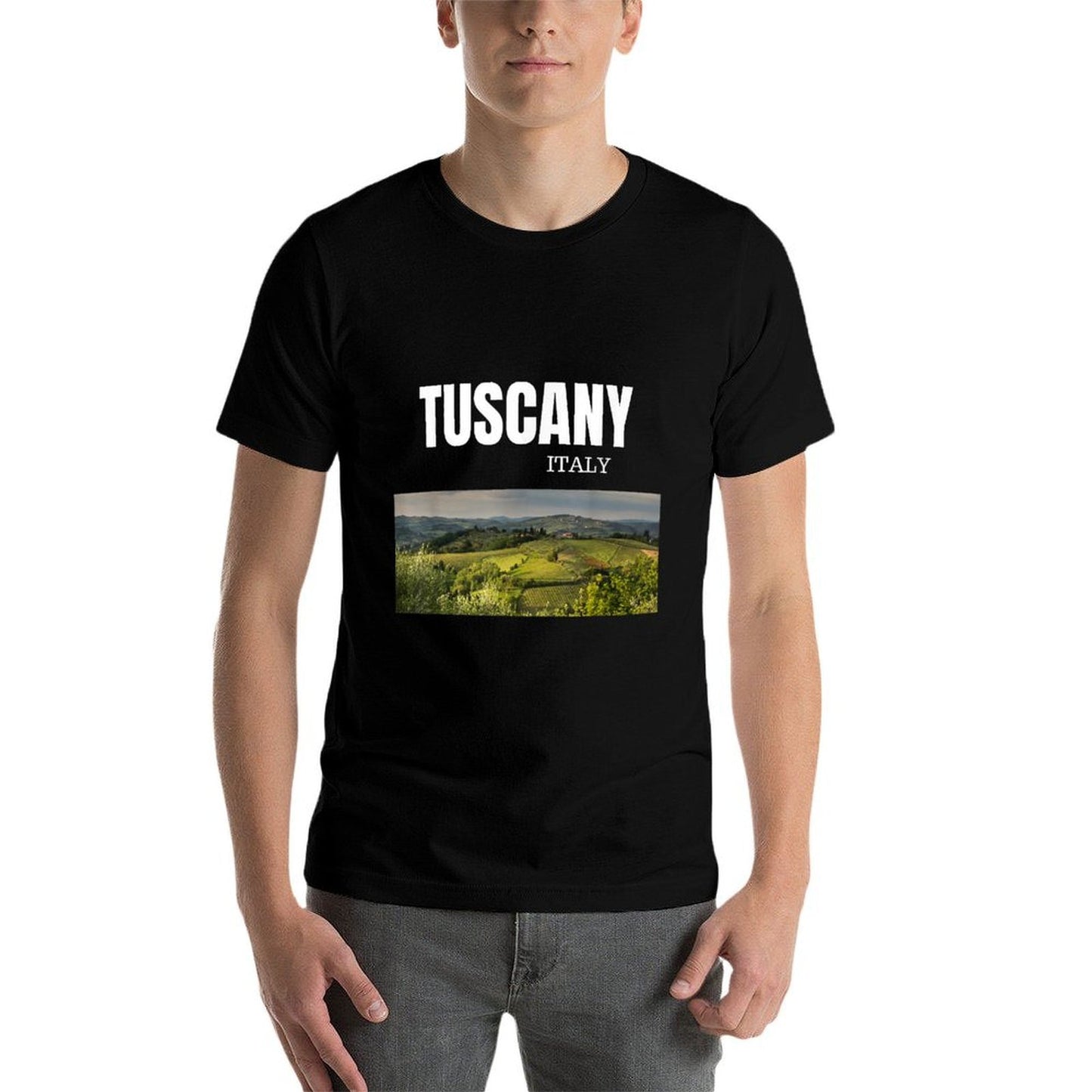 Tuscany Italy Landscape T-shirt Versatile T-Shirt