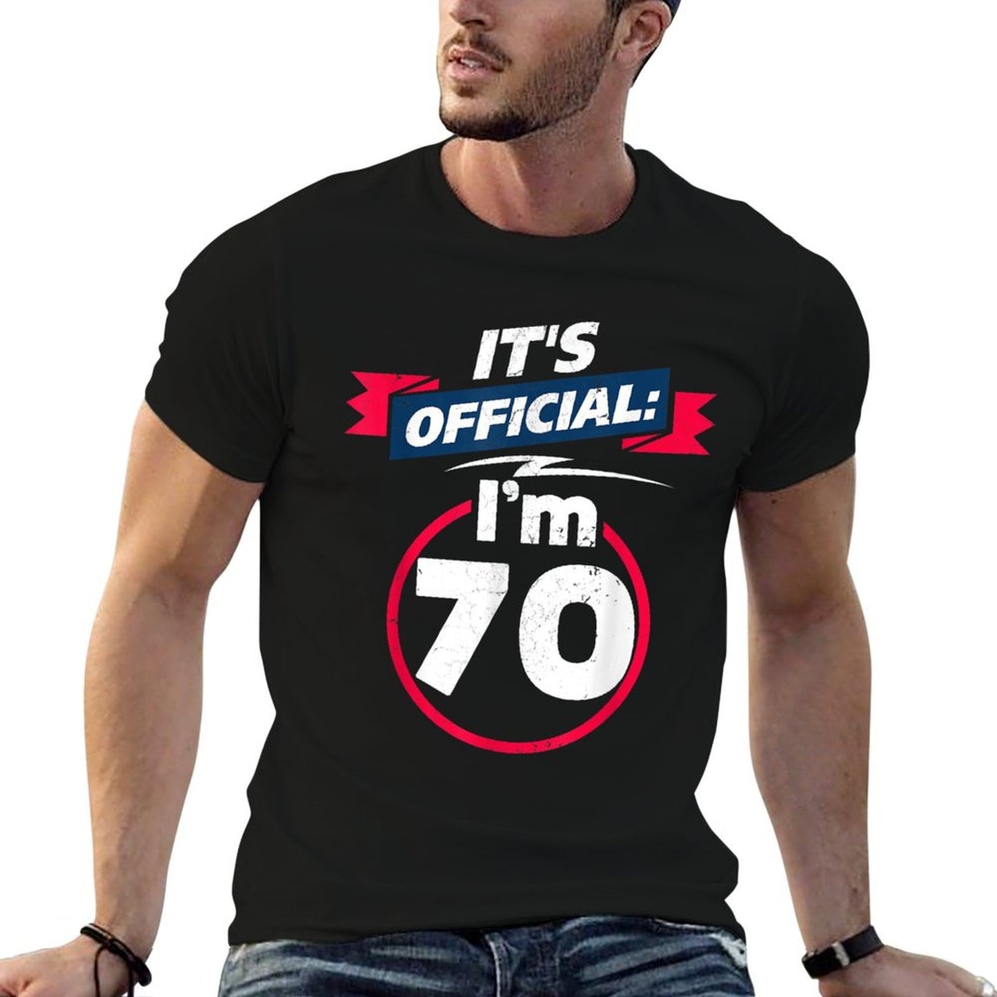 70 Year Old T 70th Birthday Present Idea Wrinkle-resistant T-Shirt