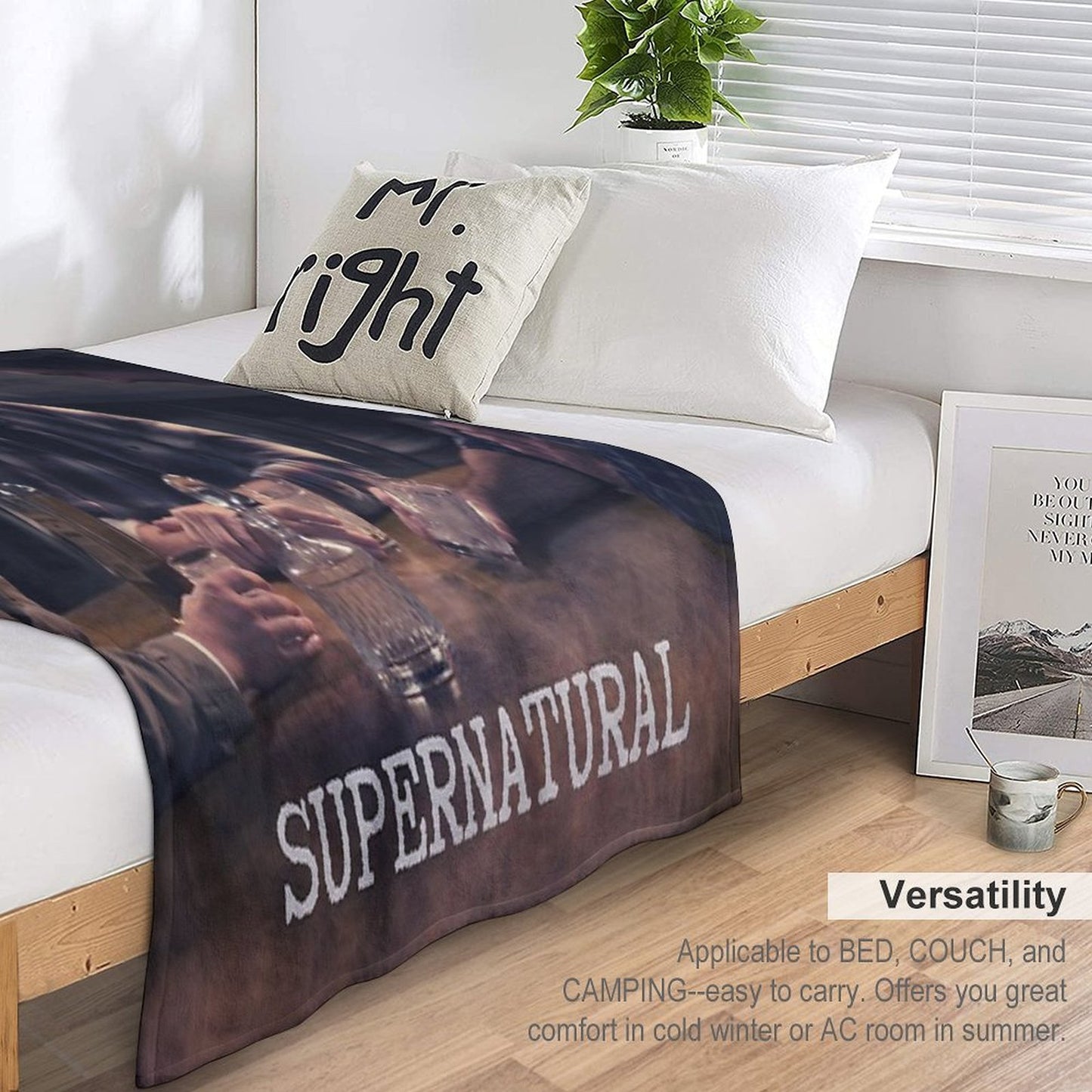 Supernatural Wrinkle-free Throw Blanket