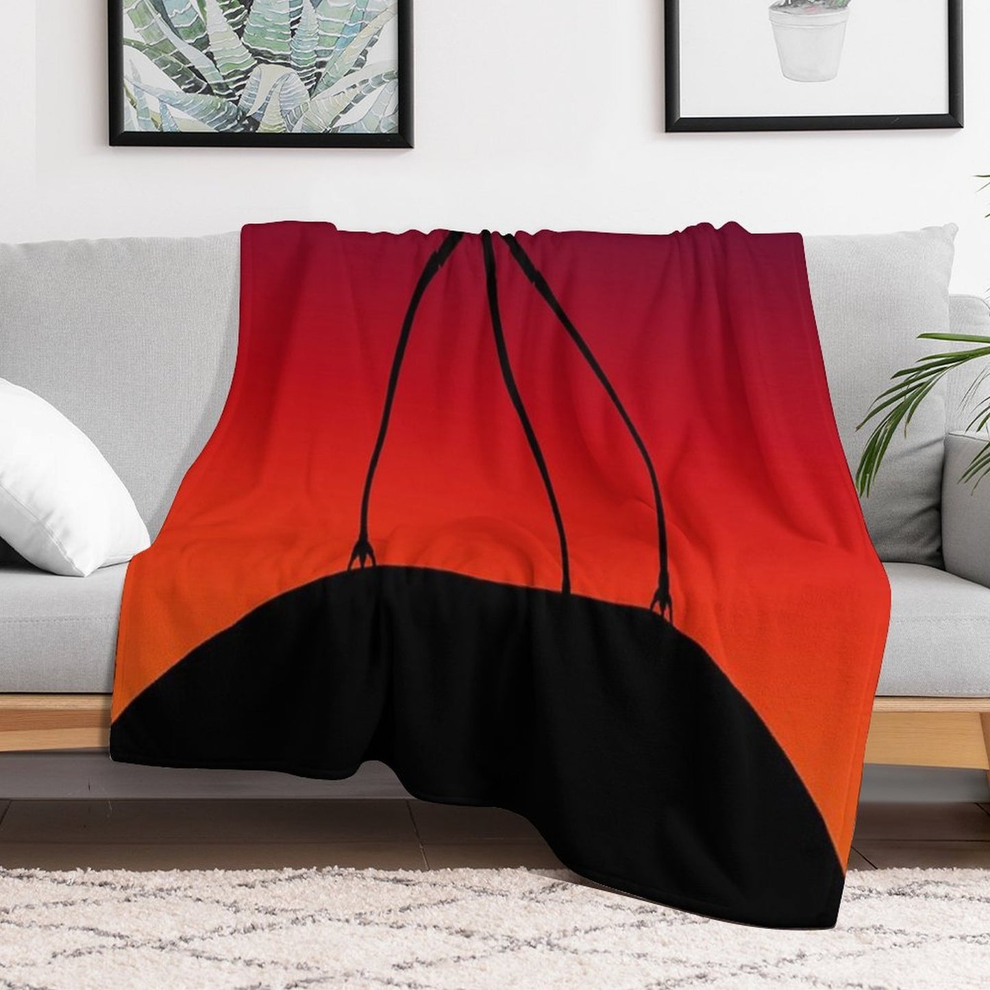Tripod All-season Throw Blanket