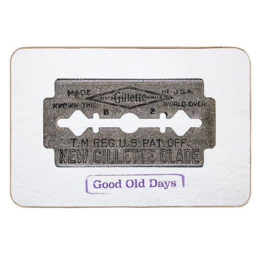 Vintage Razor  Pet-Safe Bath Mat