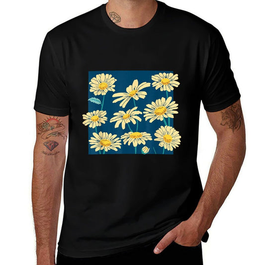 Vintage Inspired Flower Botanical Chart Plant Lover  Ribbed Collar T-Shirt