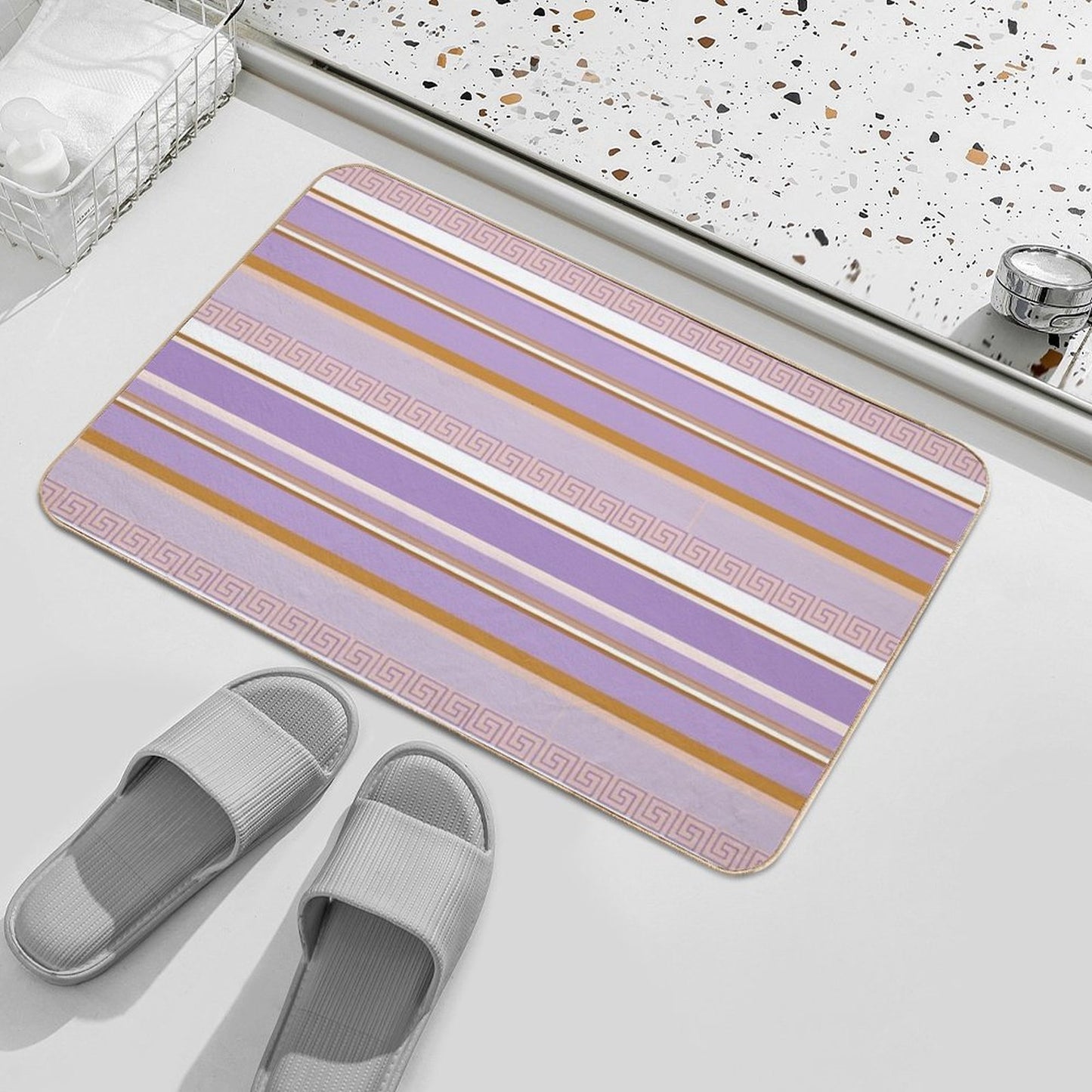 Athens Pattern Eco-Friendly Bath Mat
