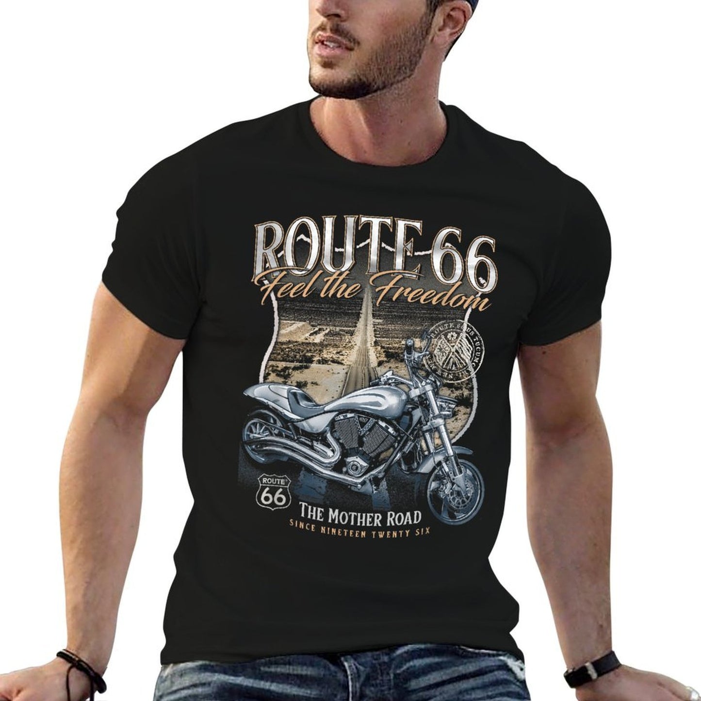 Route 66 Feel The Freedom  Classic T-Shirt