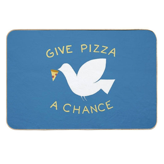 War & Pizza  High-Traffic Bath Mat