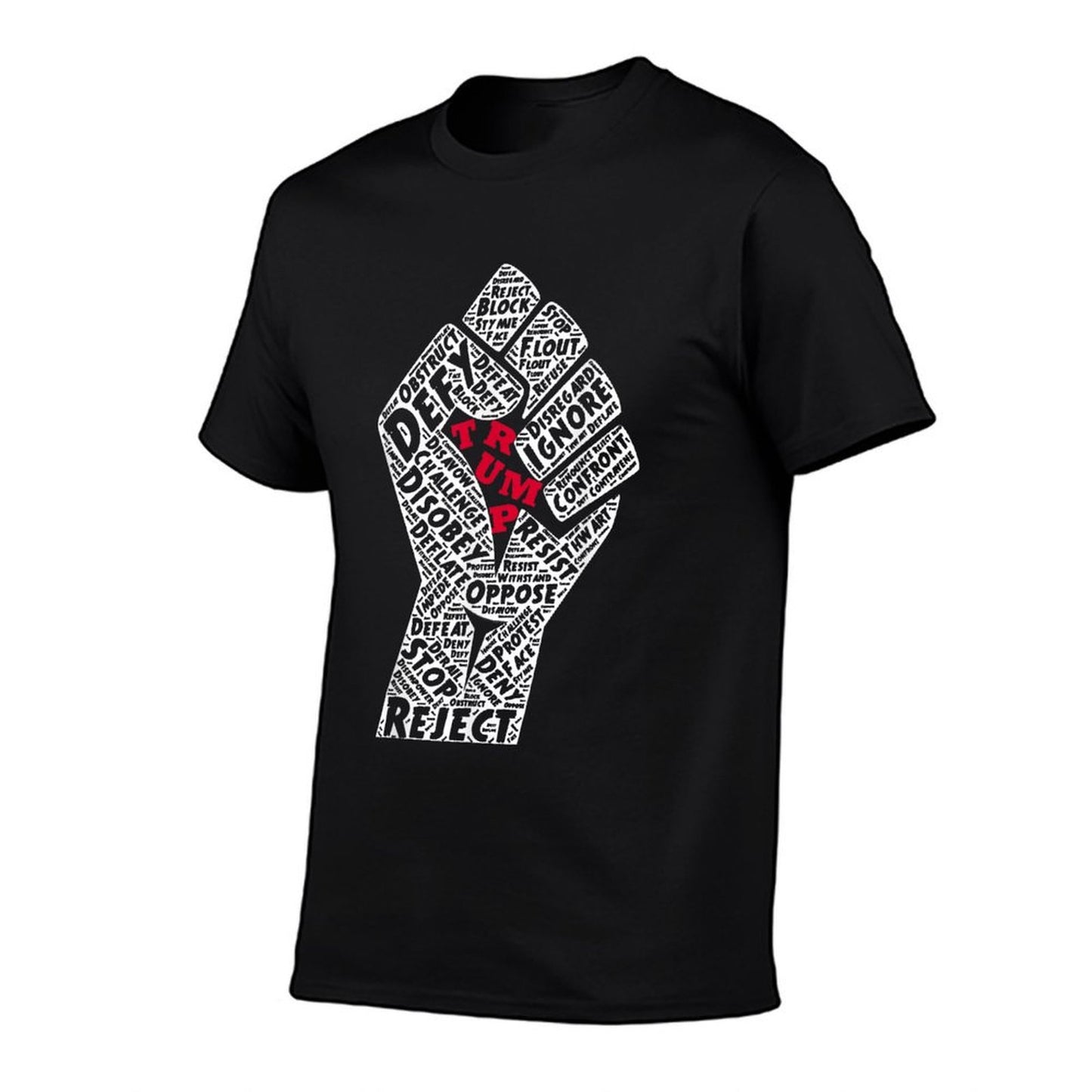 4th of July Anti Trump Resist Fist IMPEACH Moisture-wicking T-Shirt