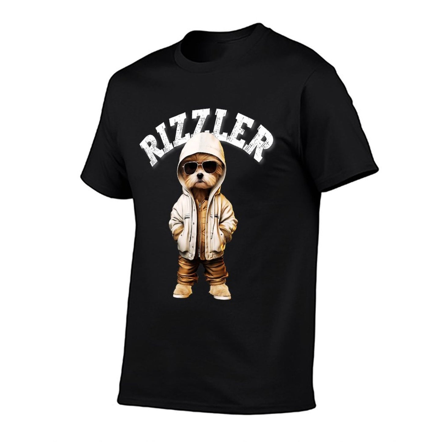 Rizzler Dog Funny W Rizz Meme Rizzler With The Rizzn for Men Women Kids  Oversized Silhouette T-Shirt