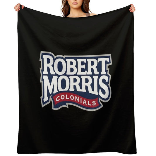 Robert Morris Colonials Worark Classic Versatility Throw Blanket