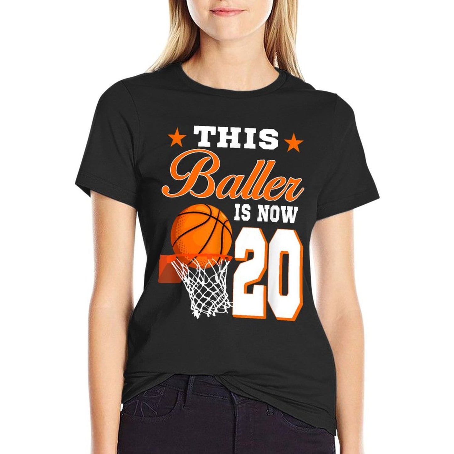 This Baller Is Now 20 Year Old Basketball 20th Birthday Classic T-Shirt