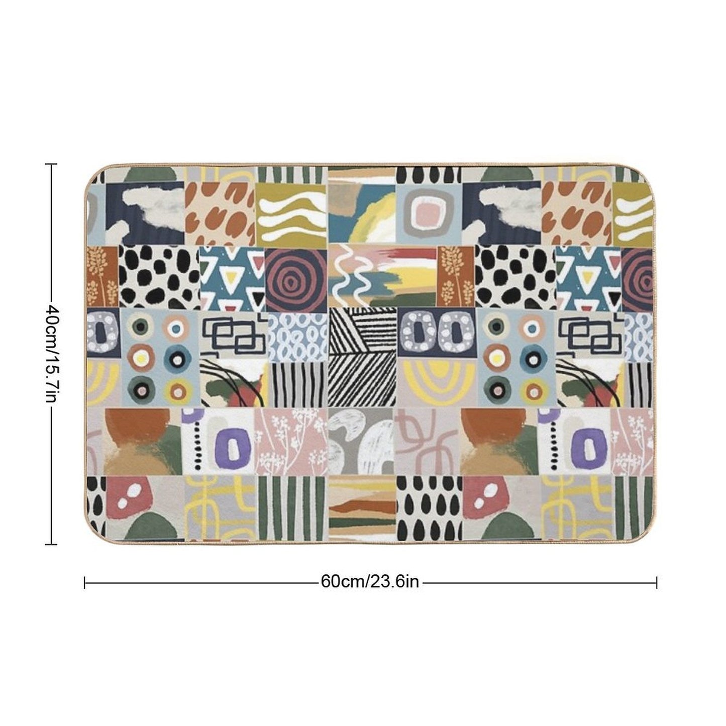Afrika Art Design Long-Lasting Bath Mat