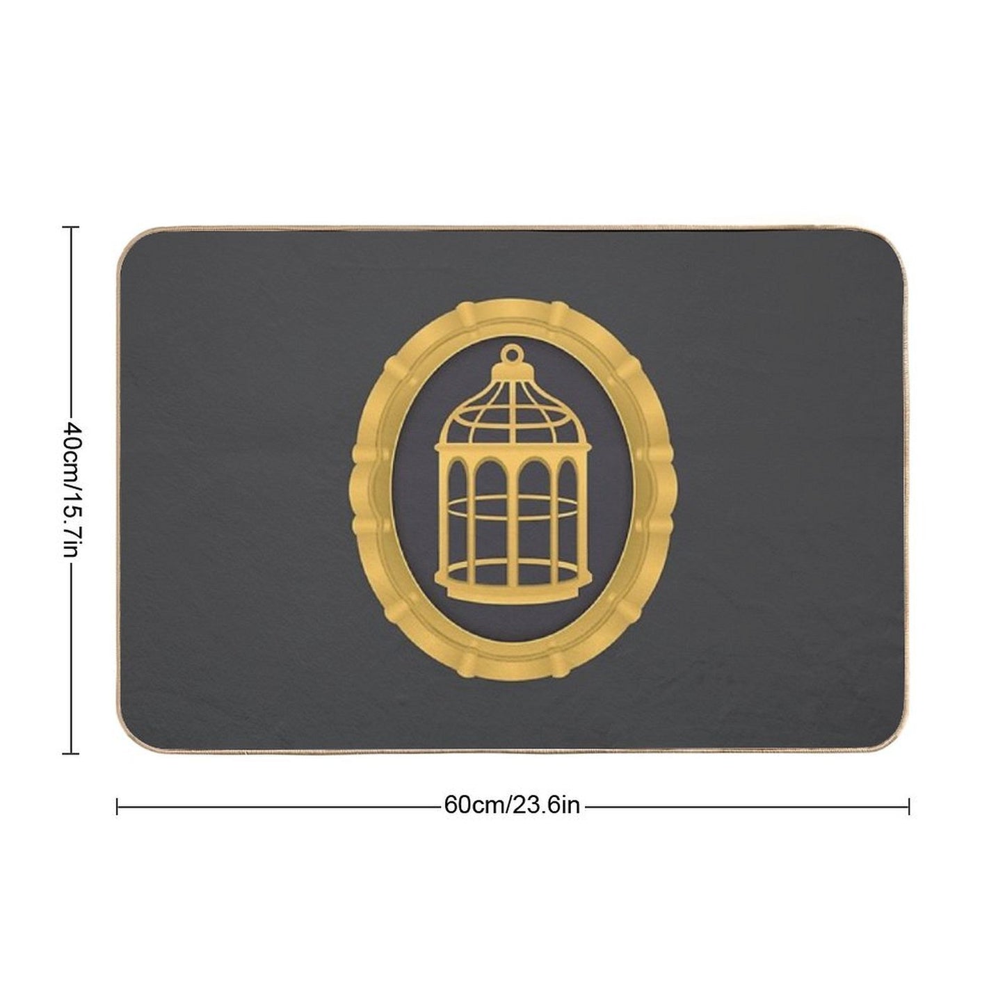 The Cage Easy To Clean Bath Mat