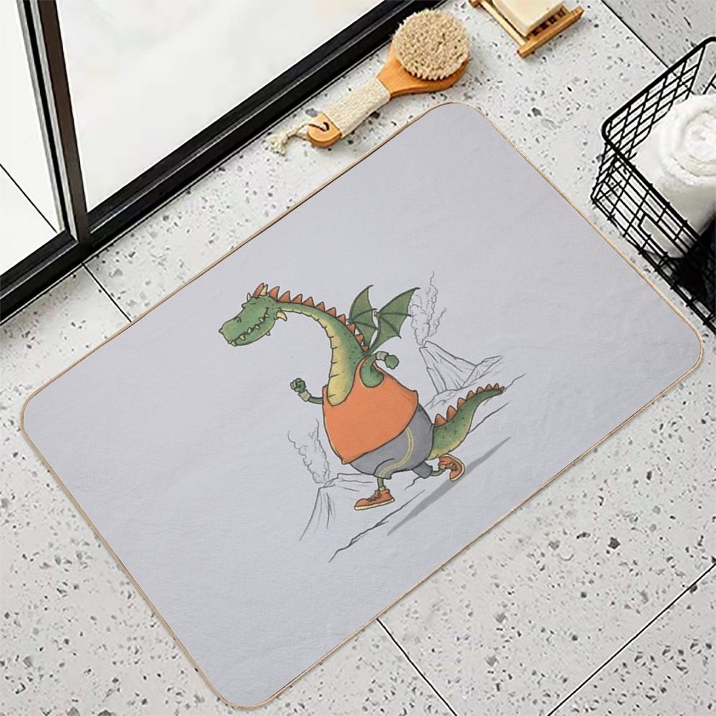 Morning Run Anti-Trip Bath Mat