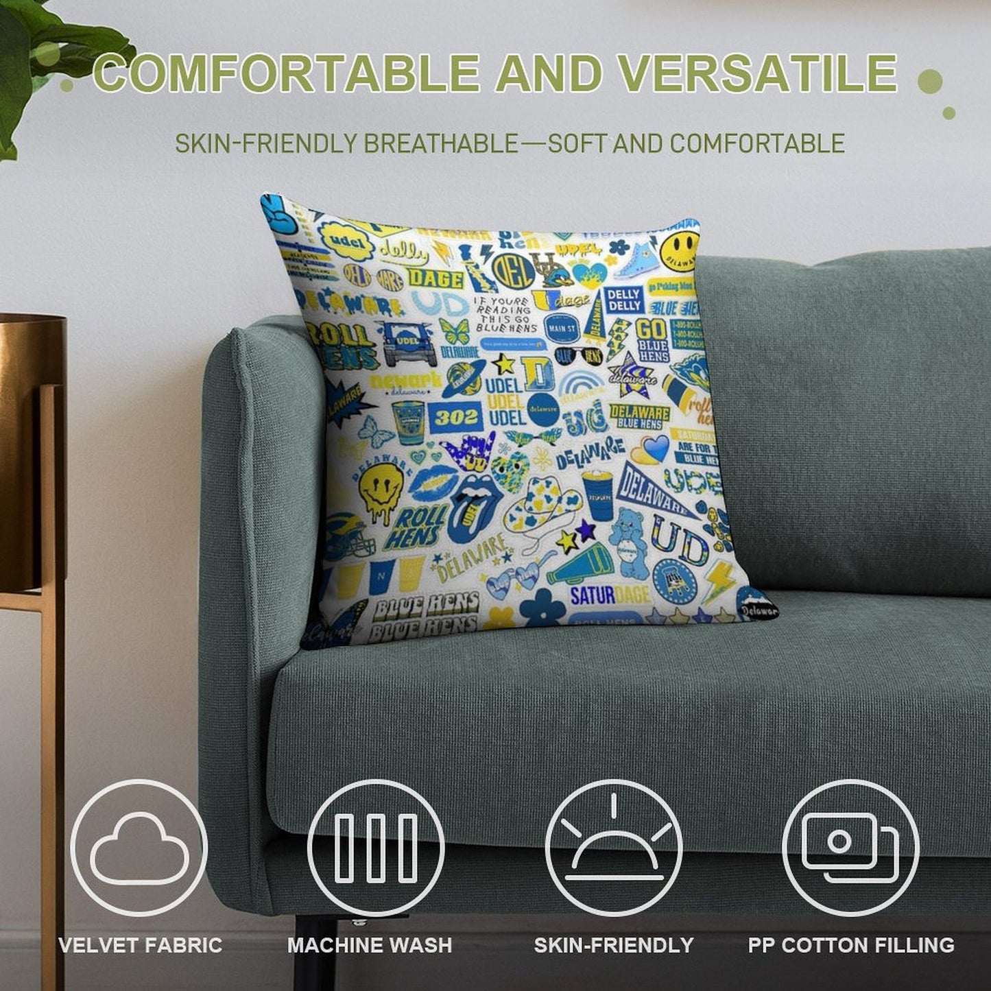 Delaware Soft Style Accent Throw Pillow