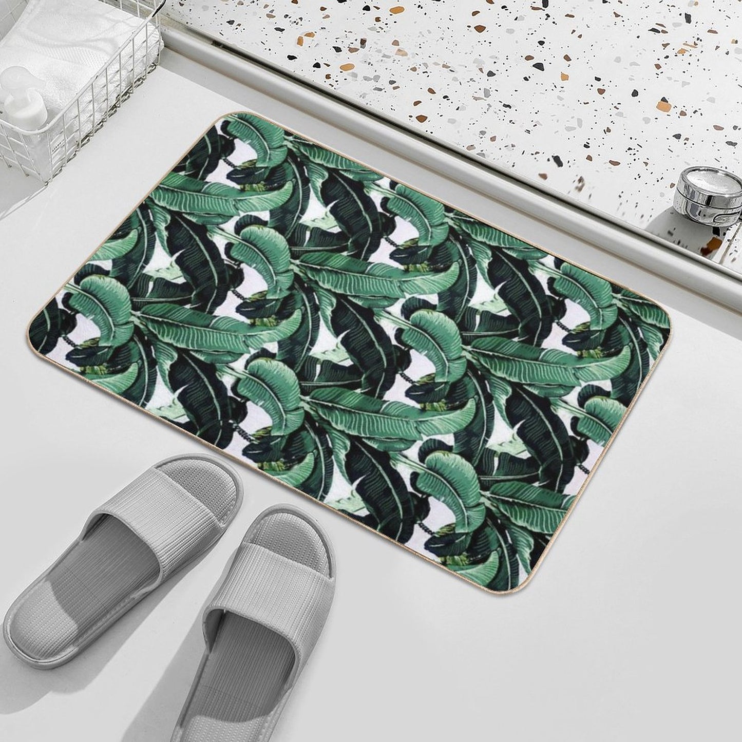 Banana Leaf Versatile Bath Mat