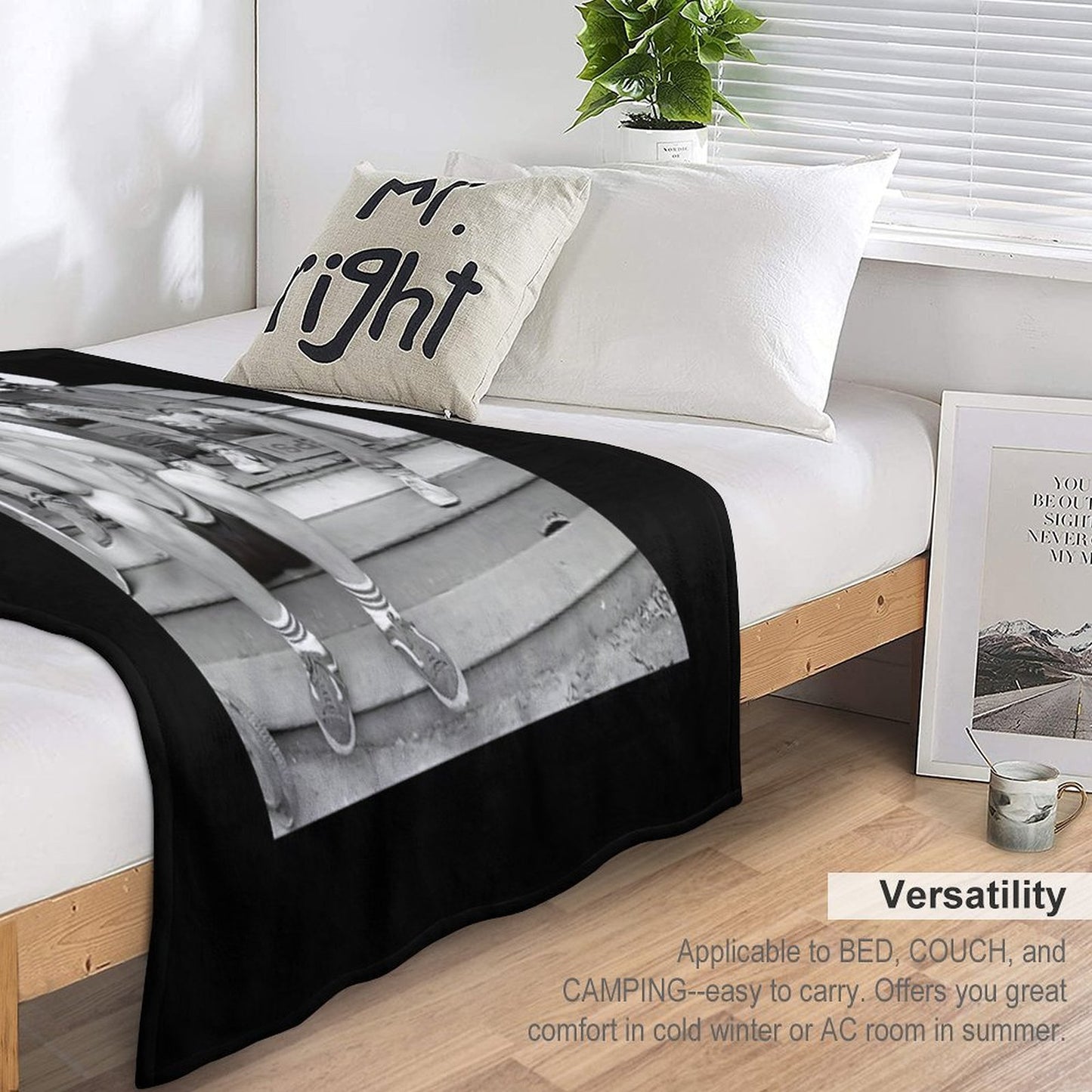 Copy of Stay Golden Plush Throw Blanket