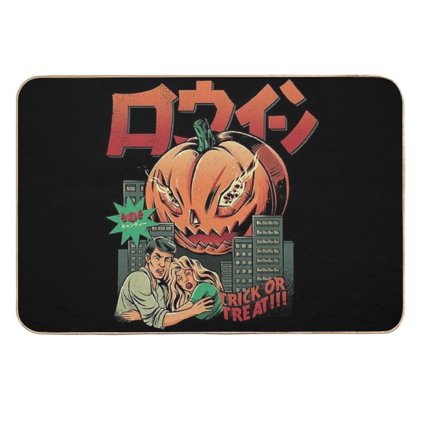 Pumpkinzilla Multi-Purpose Bath Mat