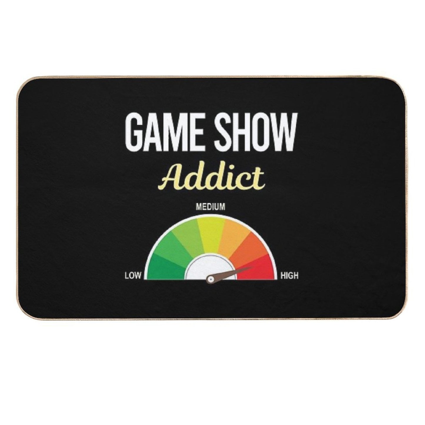 Addict Game Shows TV Show Long-Lasting Bath Mat