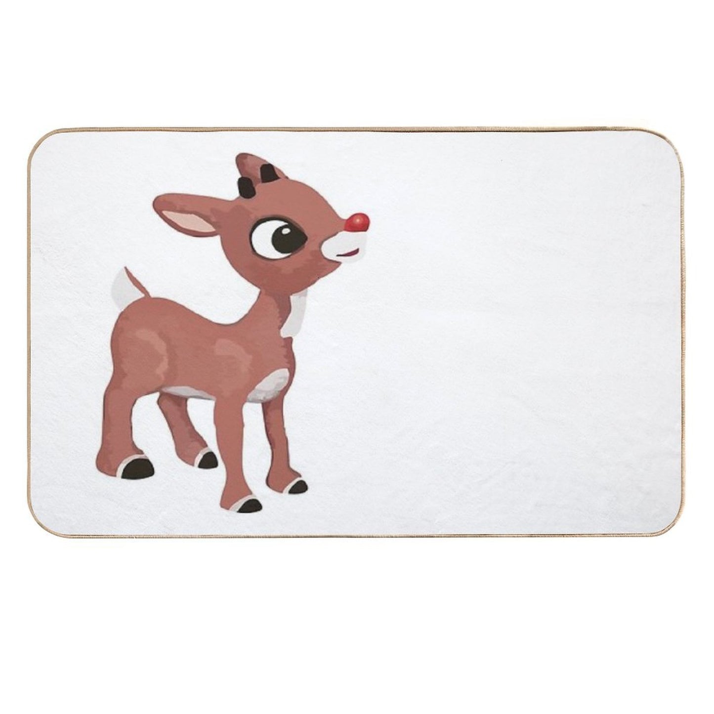 Classic Rudolph © GraphicLoveShop Easy To Clean Bath Mat