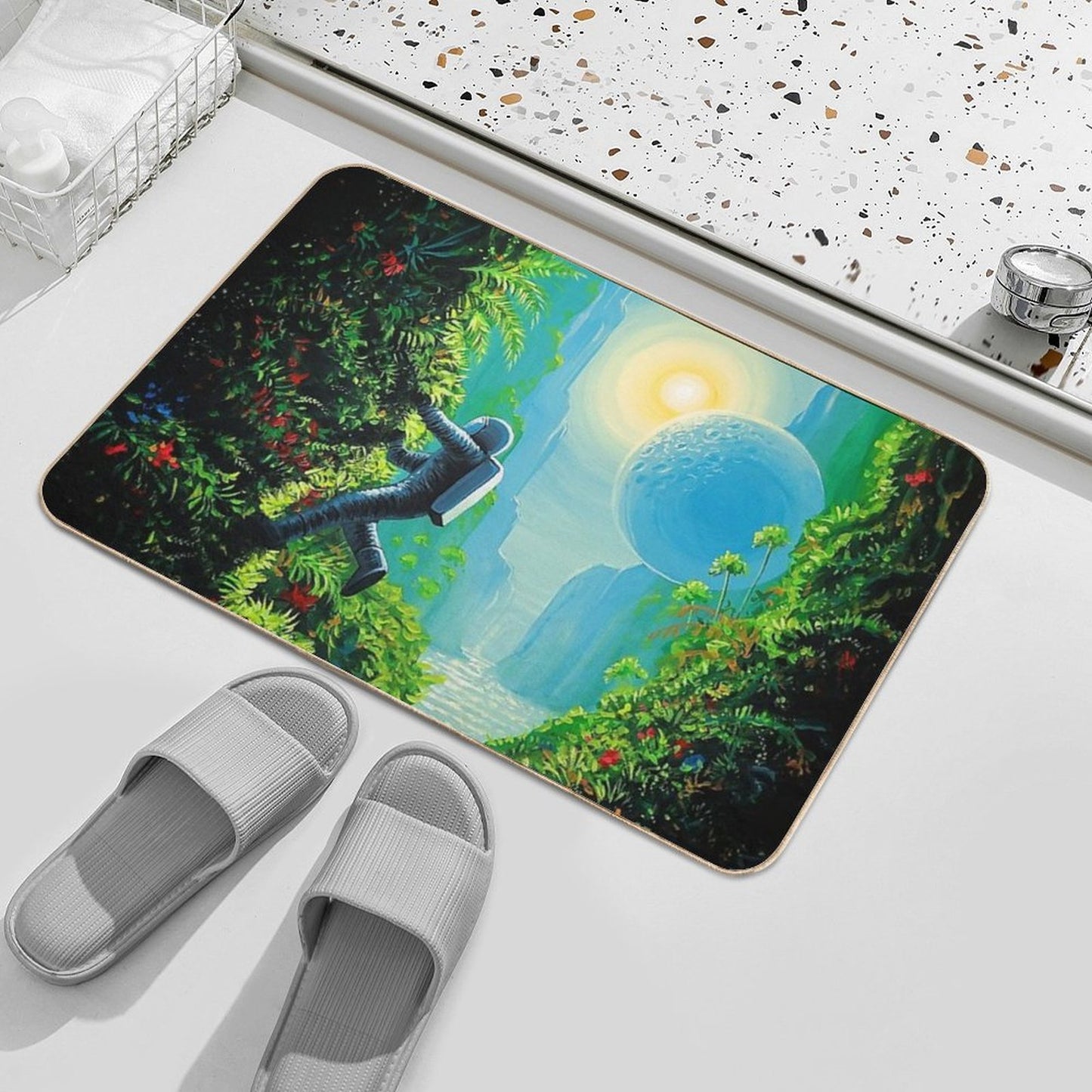 Rise Up Easy To Clean Bath Mat