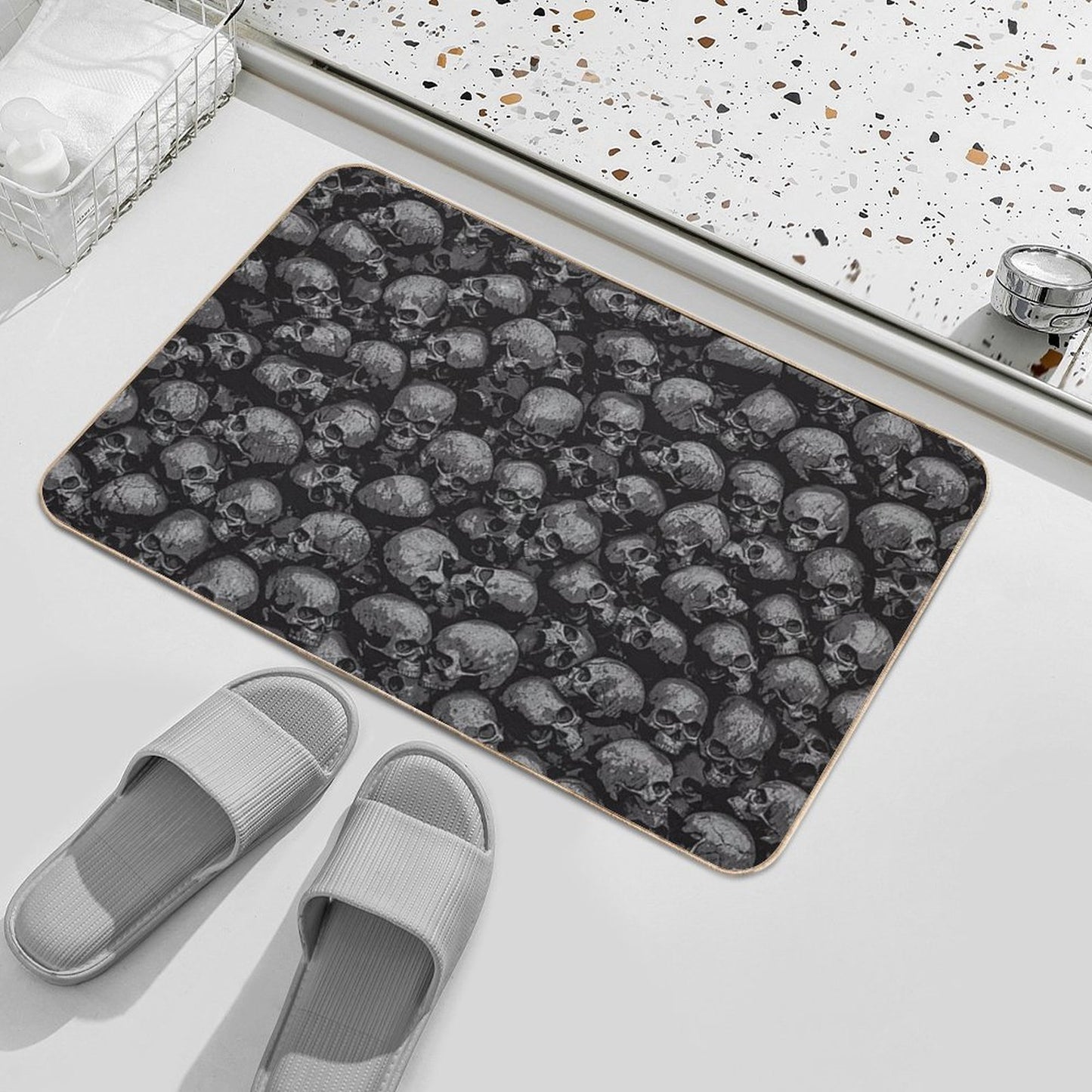 Totally Gothic Dirt-Trapping Bath Mat