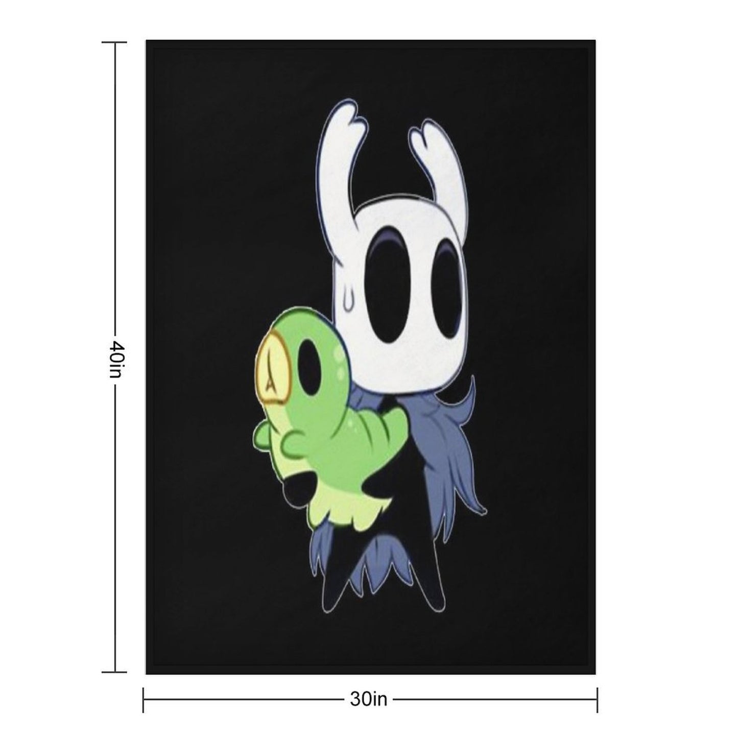 Hollow Knight - The Knight Lightweight Throw Blanket
