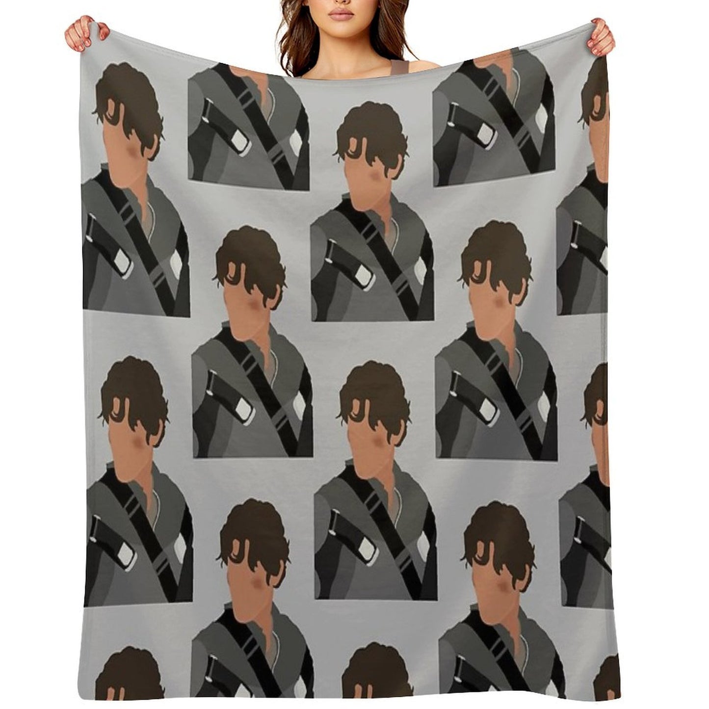 Bellamy The Heart Quick-dry Throw Blanket