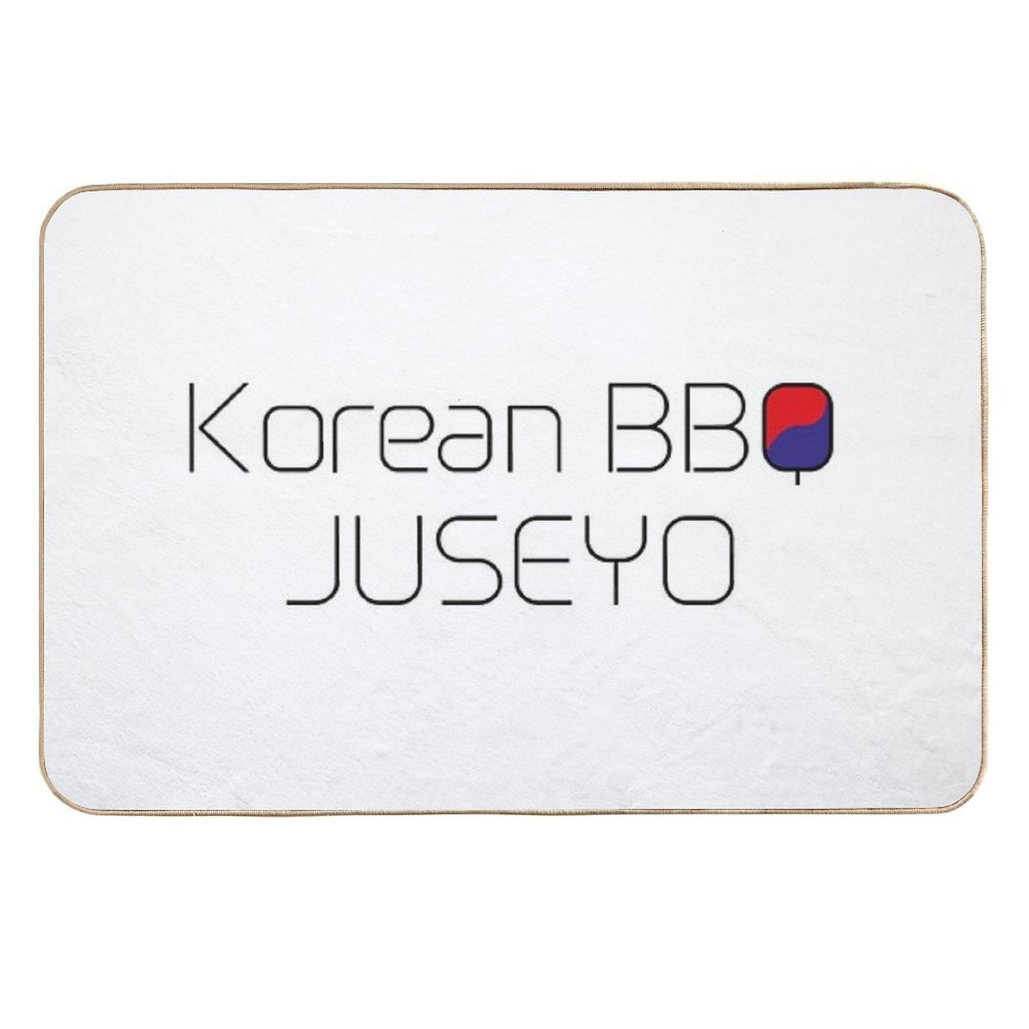 Korean Bbq Juseyo Pet-Safe Bath Mat