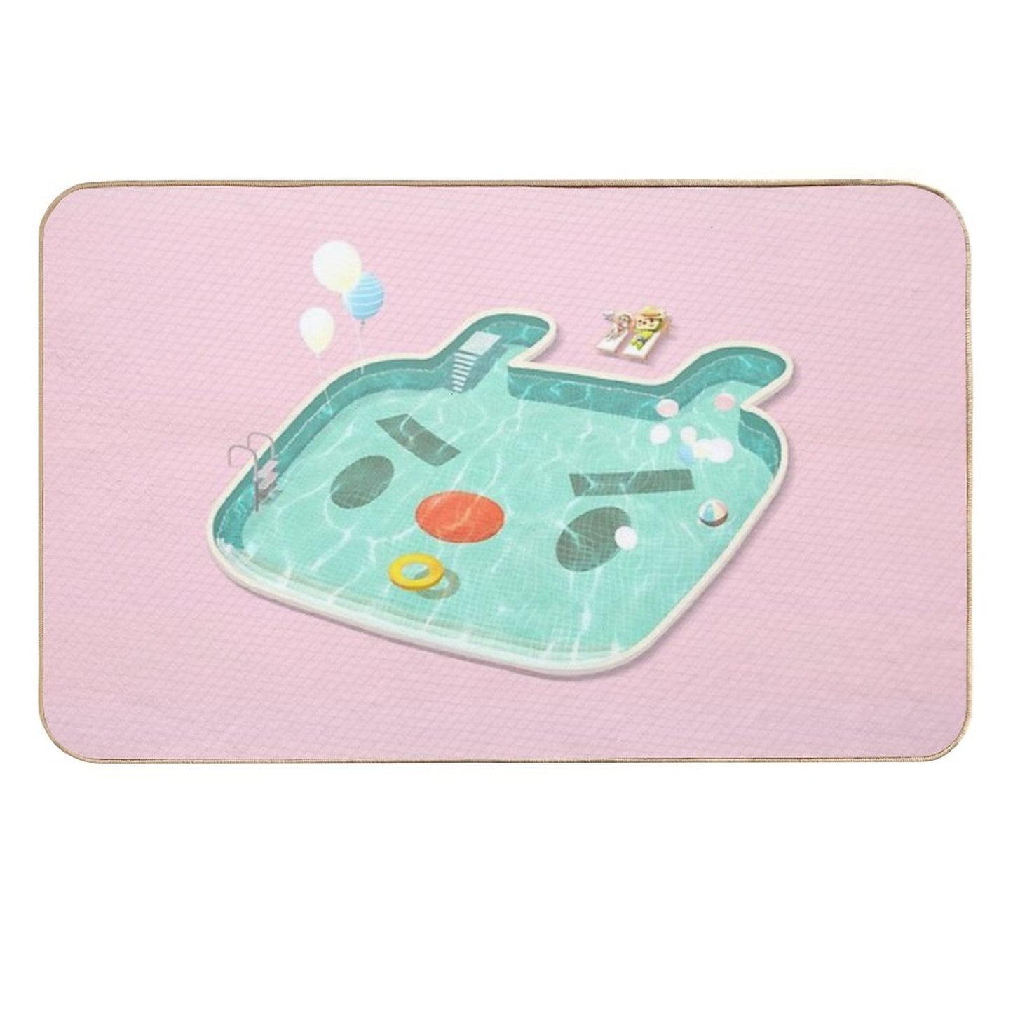 Iron T. – Character Pool – Dreamy Pet Summer Escape Toxin-Free Bath Mat