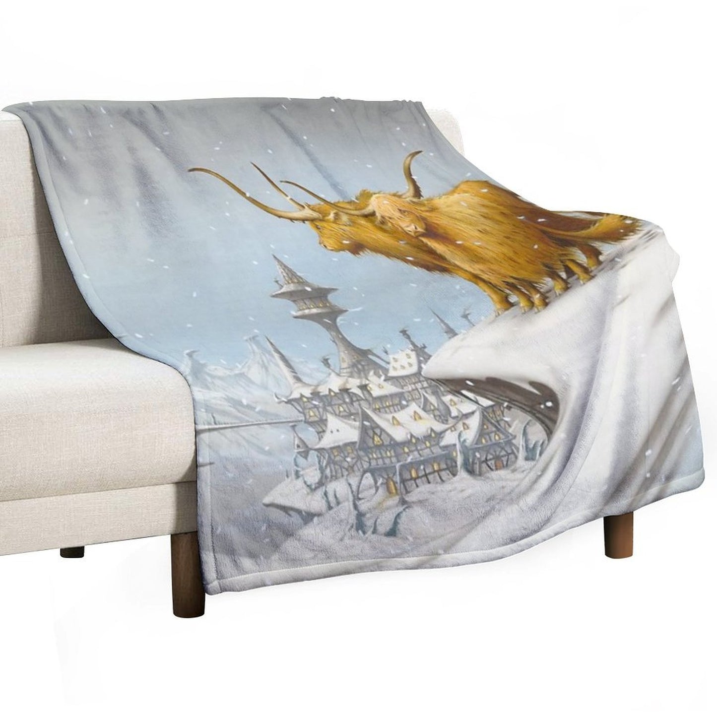 In The Bleak Midwinter Lightweight Throw Blanket