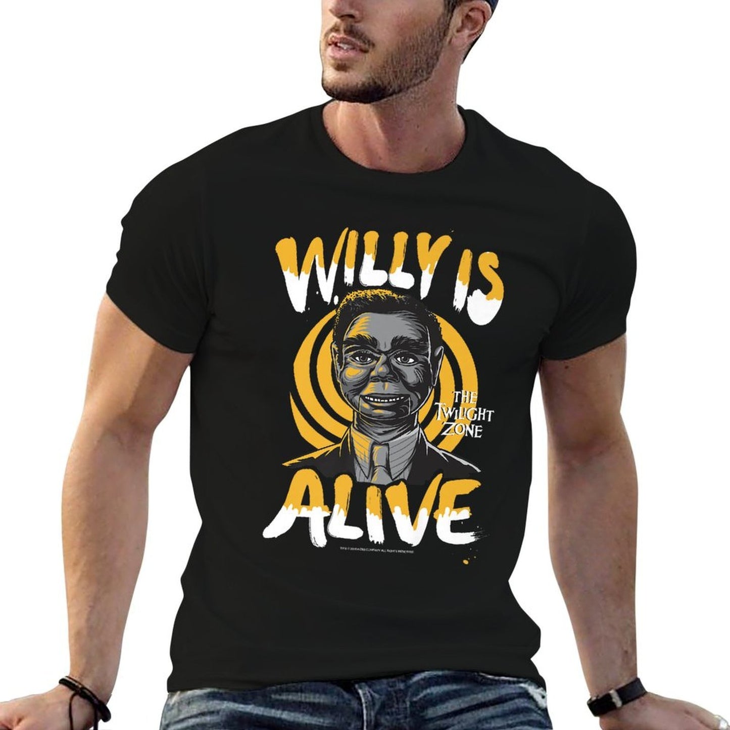The Twilight Zone Willy Is Alive Puppet Premium Wrinkle-resistant T-Shirt
