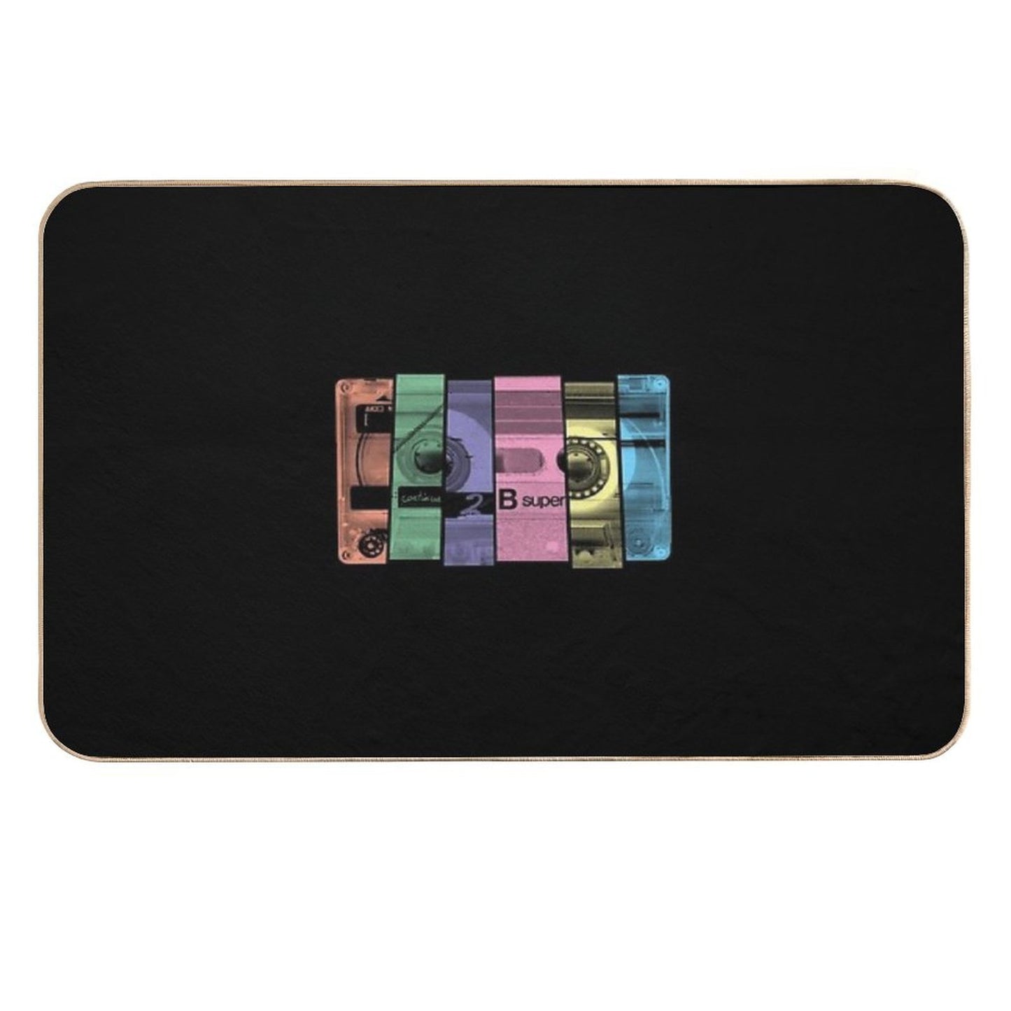 Mix Tape 1.0 Easy Maintenance Bath Mat