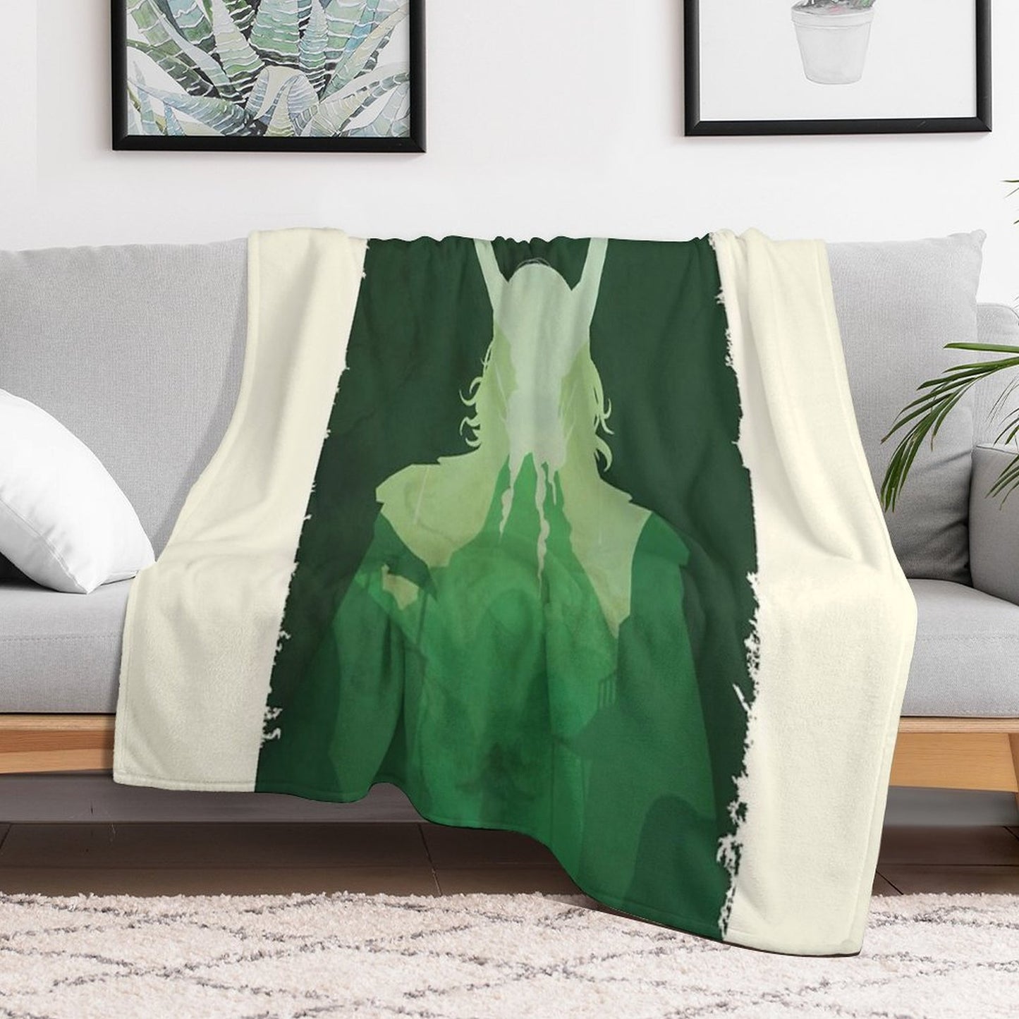 Loki Poster Lightweight Throw Blanket