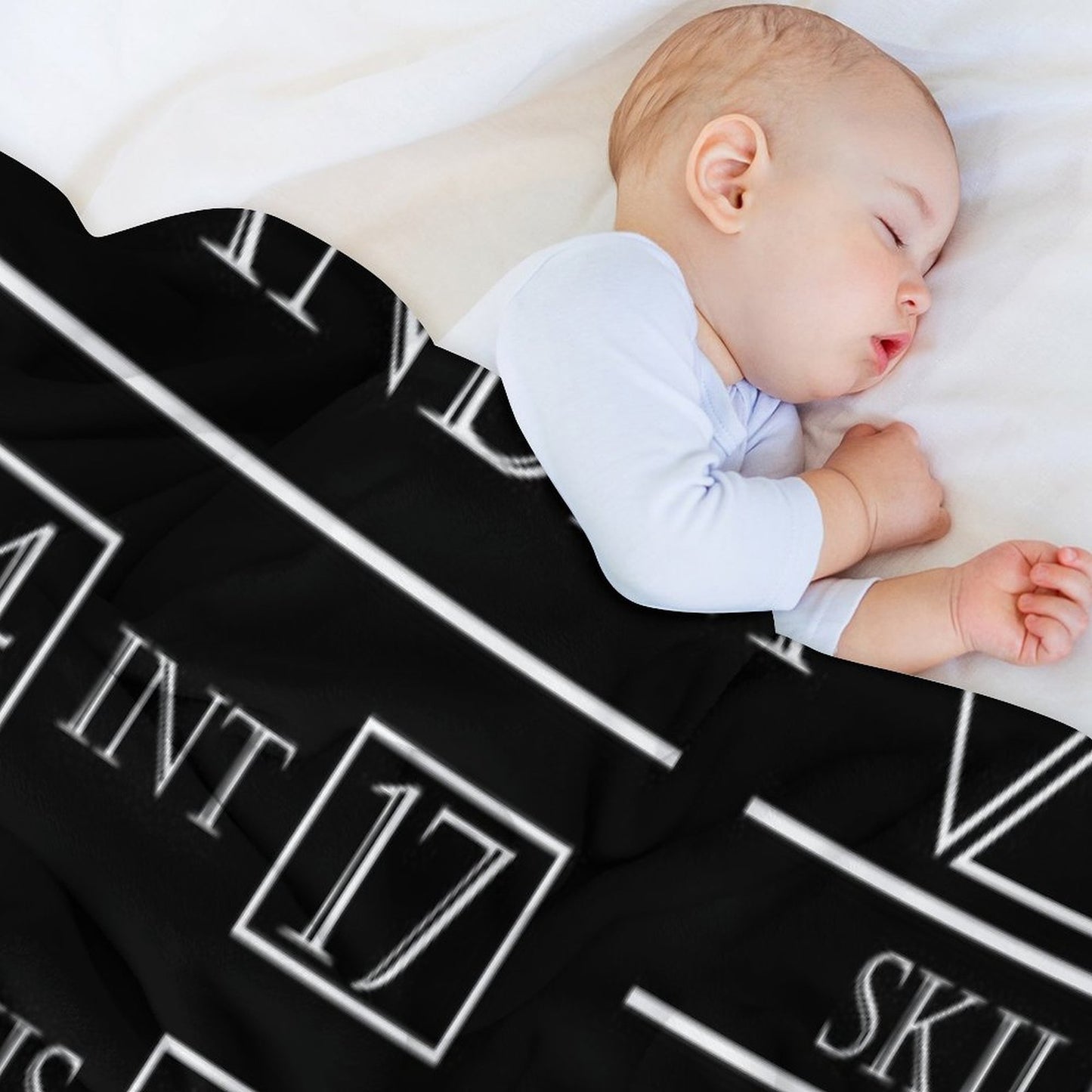 Grandpa Stats - Character Sheet - White Lightweight Throw Blanket