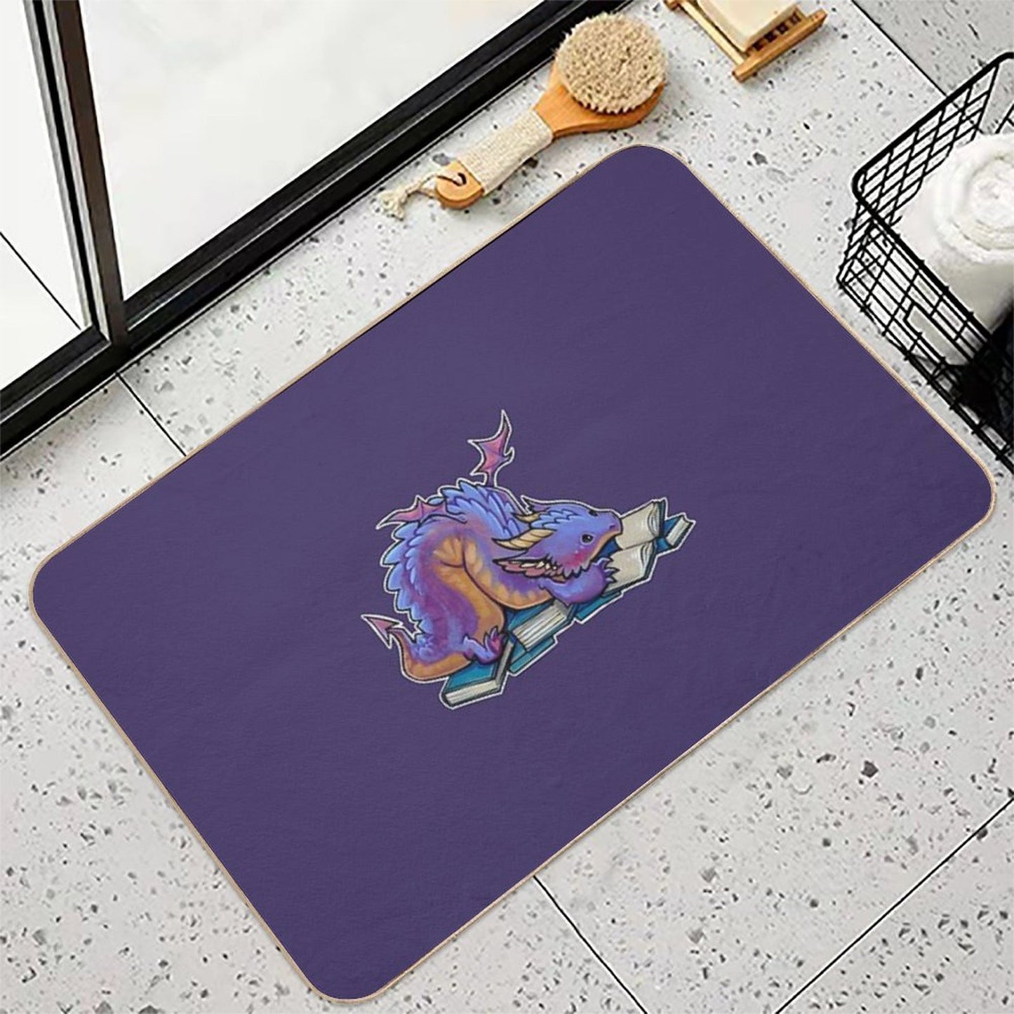 Library Dragon Multi-Purpose Bath Mat