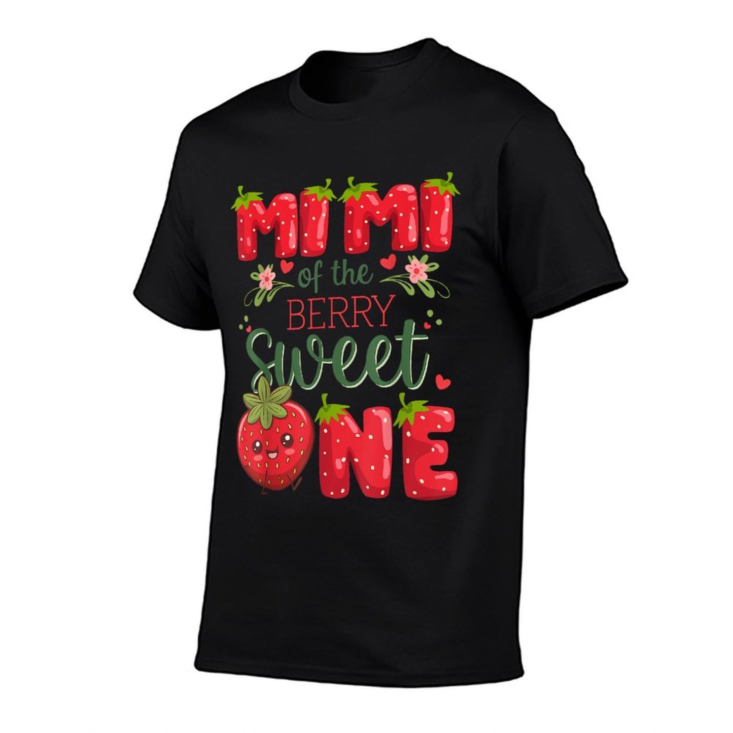 Mimi Of The Berry Sweet One 1St Birthday Strawberry Graphic-printed T-Shirt
