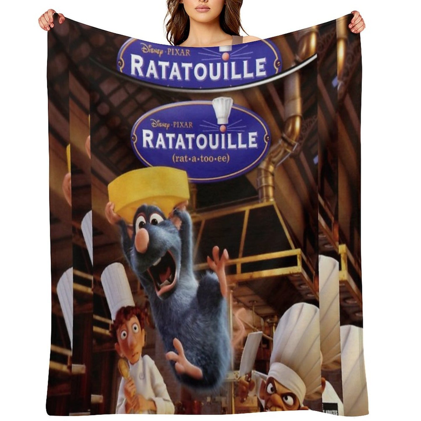 Threrat 2007 American Comedy Movie Rat A Too Ee Velvety-soft Throw Blanket