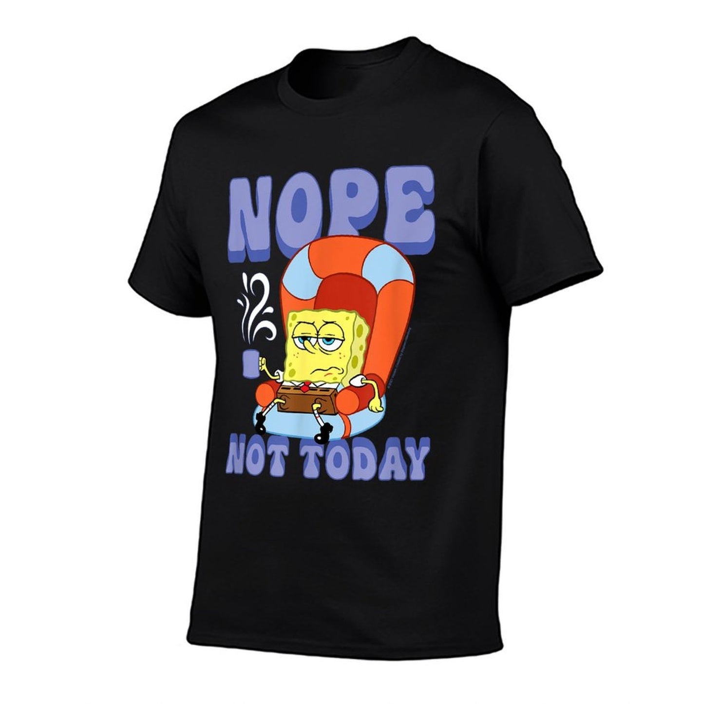 Nickelodeon SpongeBob SquarePants Nope Not Today Polyester Blend T-Shirt