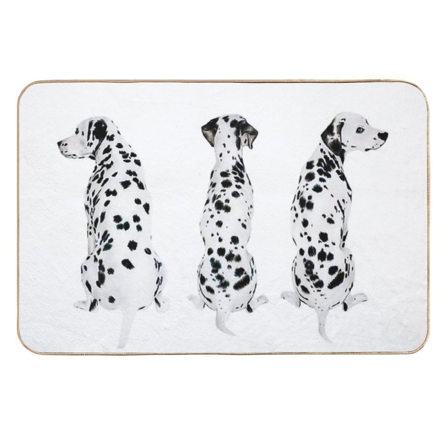 Dalmatian Rapid-Drying Bath Mat