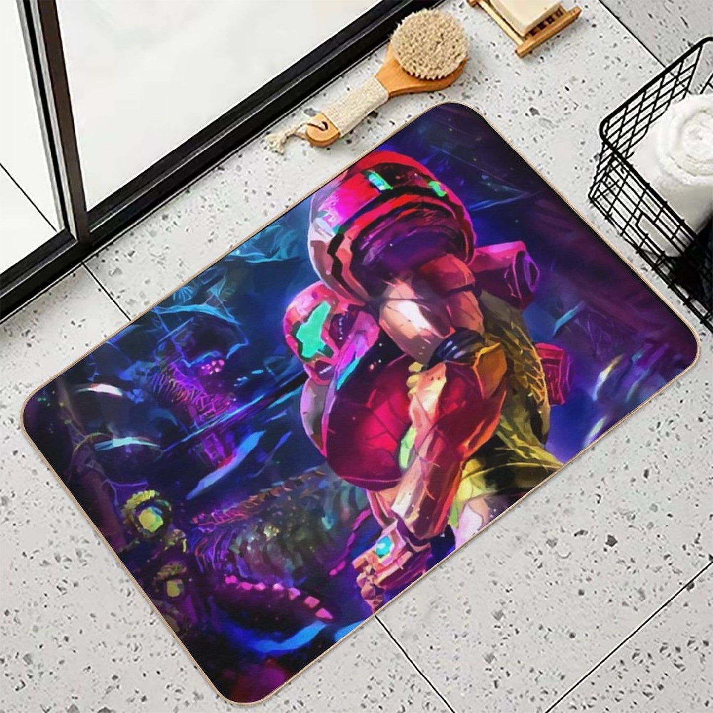 Samus Aran Metroid Long-Lasting Bath Mat