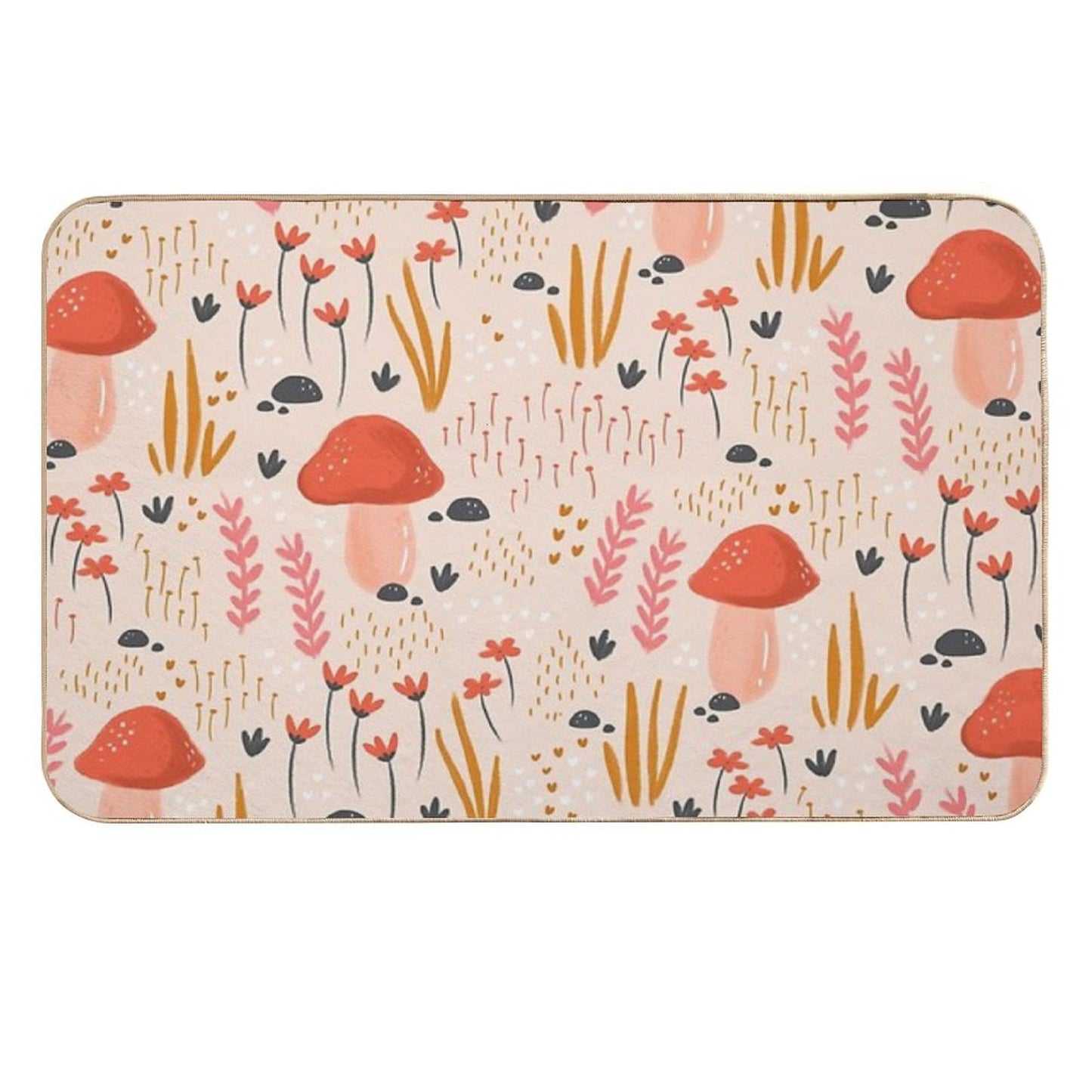 Magical Autumn Fairy Garden Durable Bath Mat