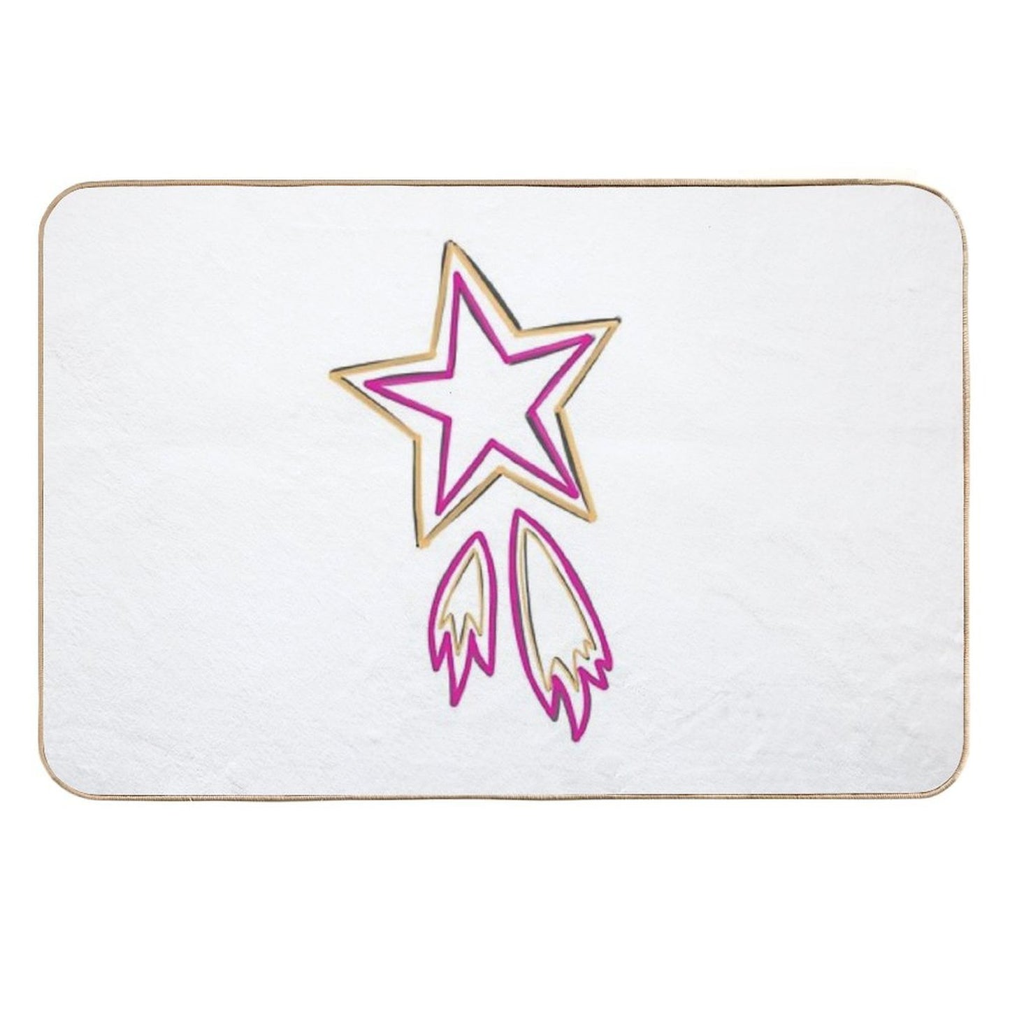 Shooting Star Dirt-Trapping Bath Mat