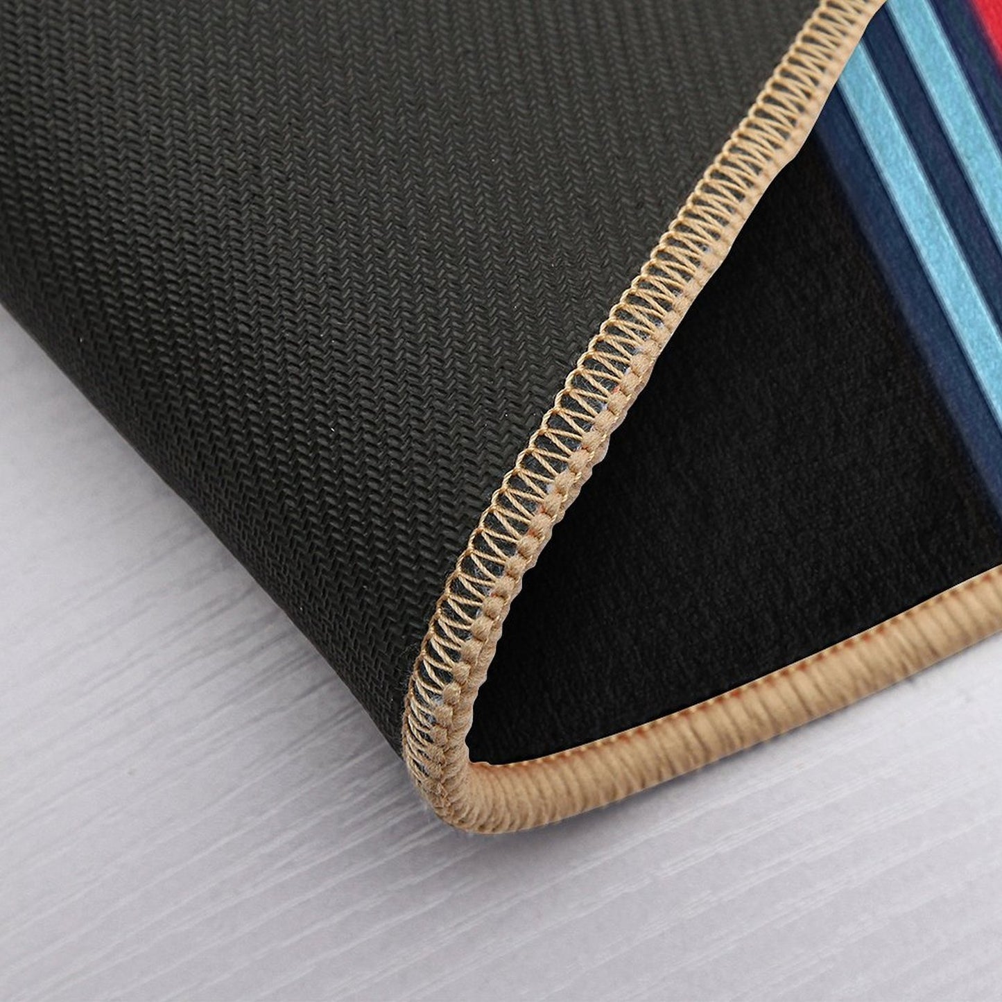 Martini Racing Stripe High-Traffic Bath Mat