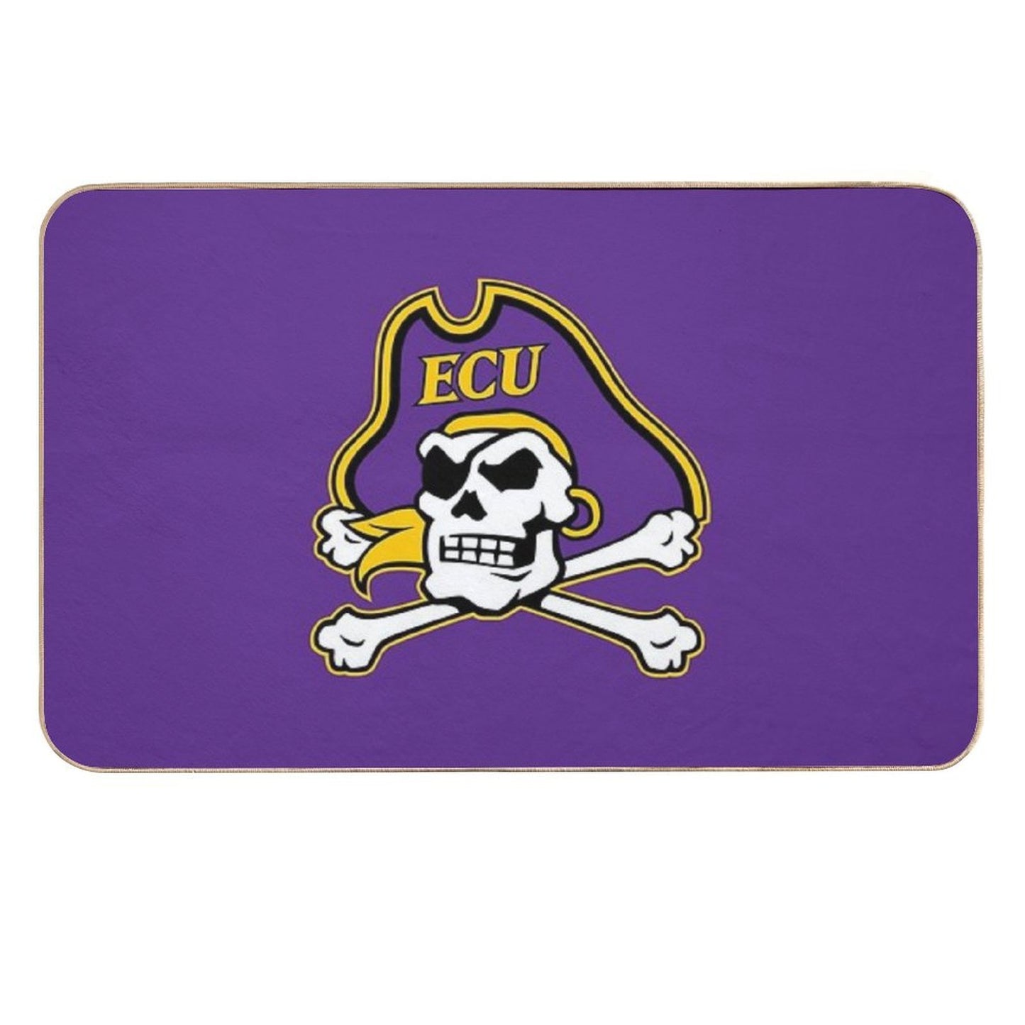 East Carolina Pirates Easy To Clean Bath Mat