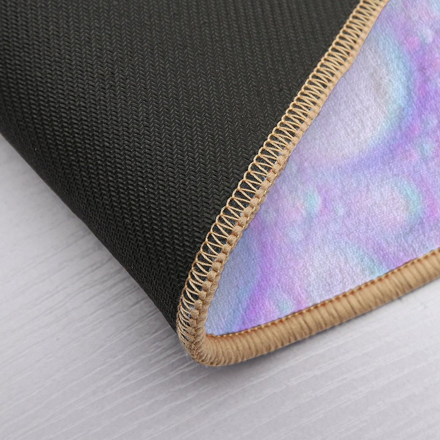 Lavender Glitch Drops Long-Lasting Bath Mat