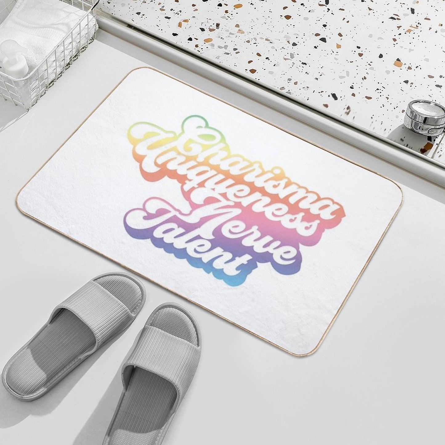 Charisma Uniqueness Nerve Talent Long-Lasting Bath Mat