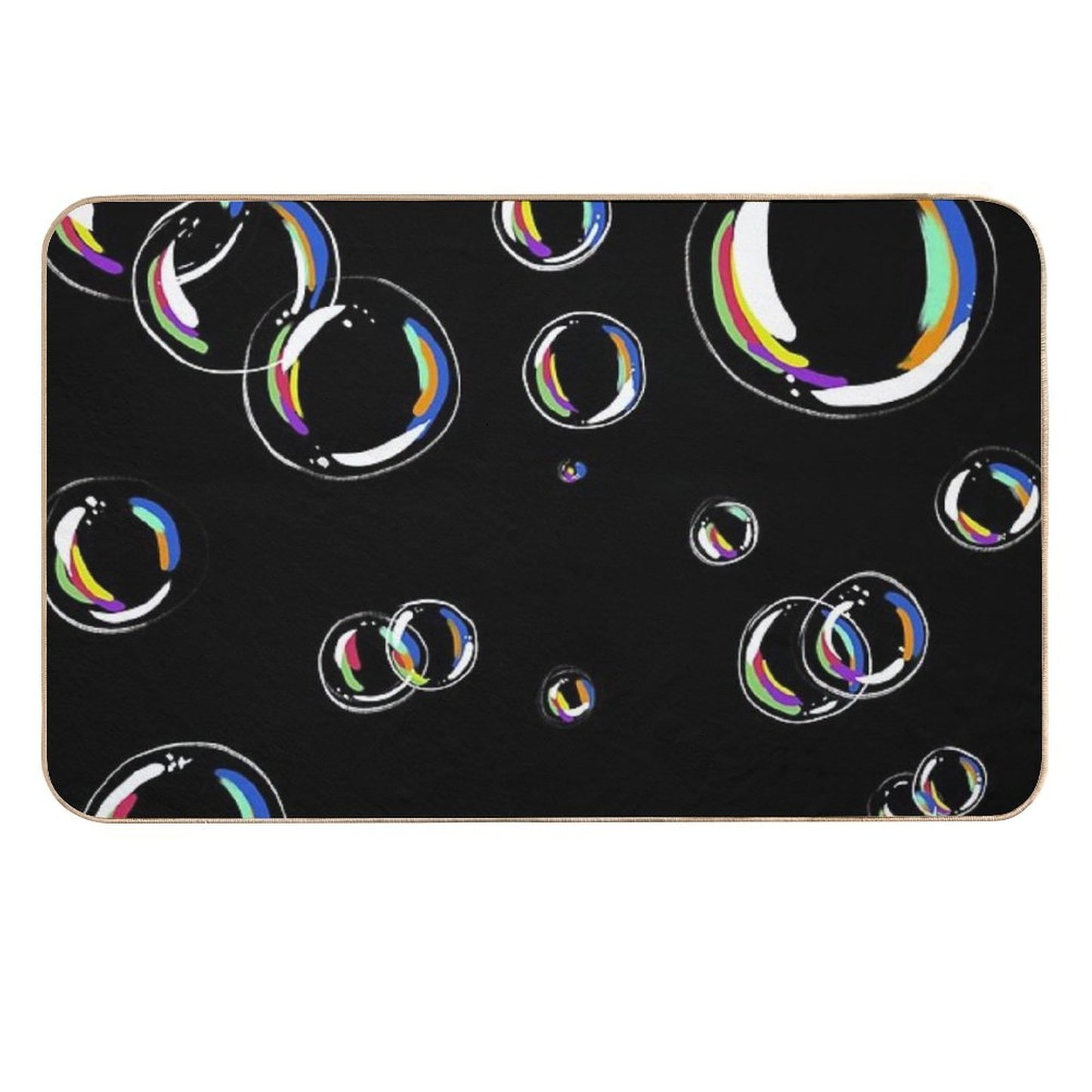 Bubbles Durable Bath Mat