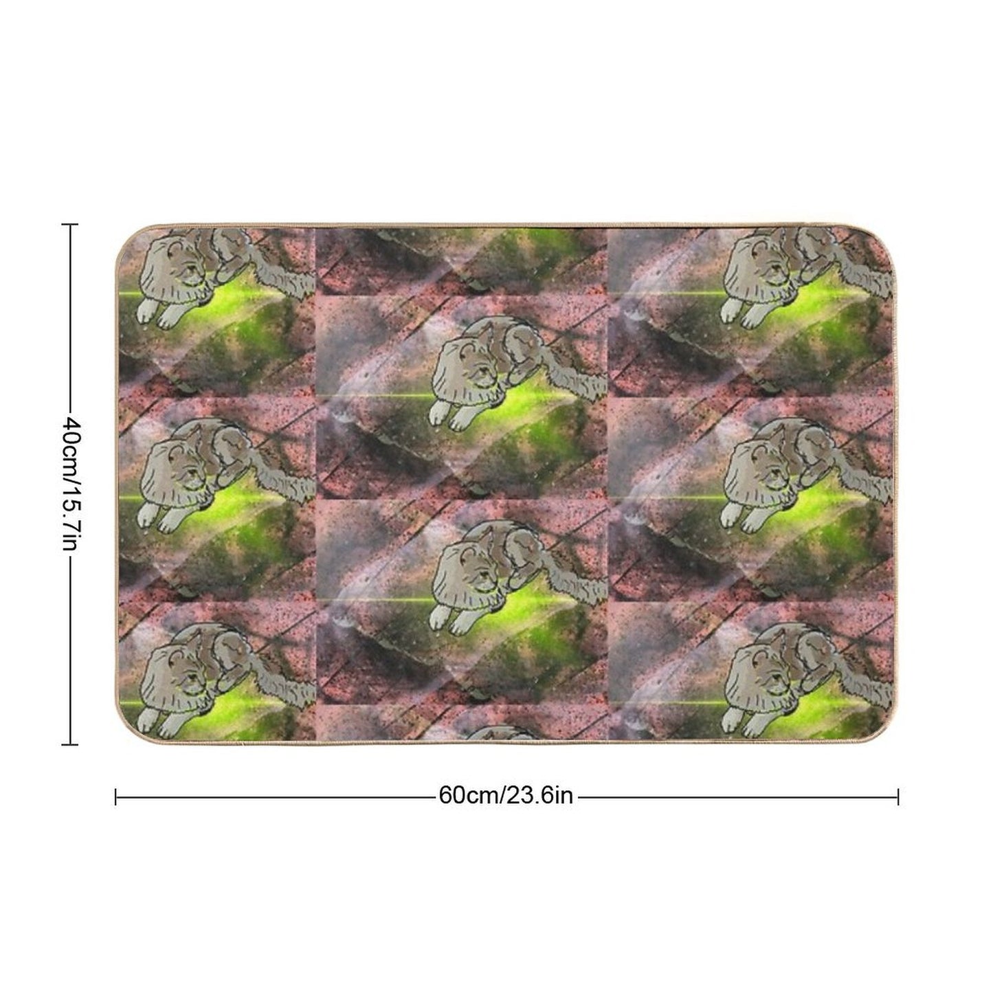 Cat Energy Easy Maintenance Bath Mat